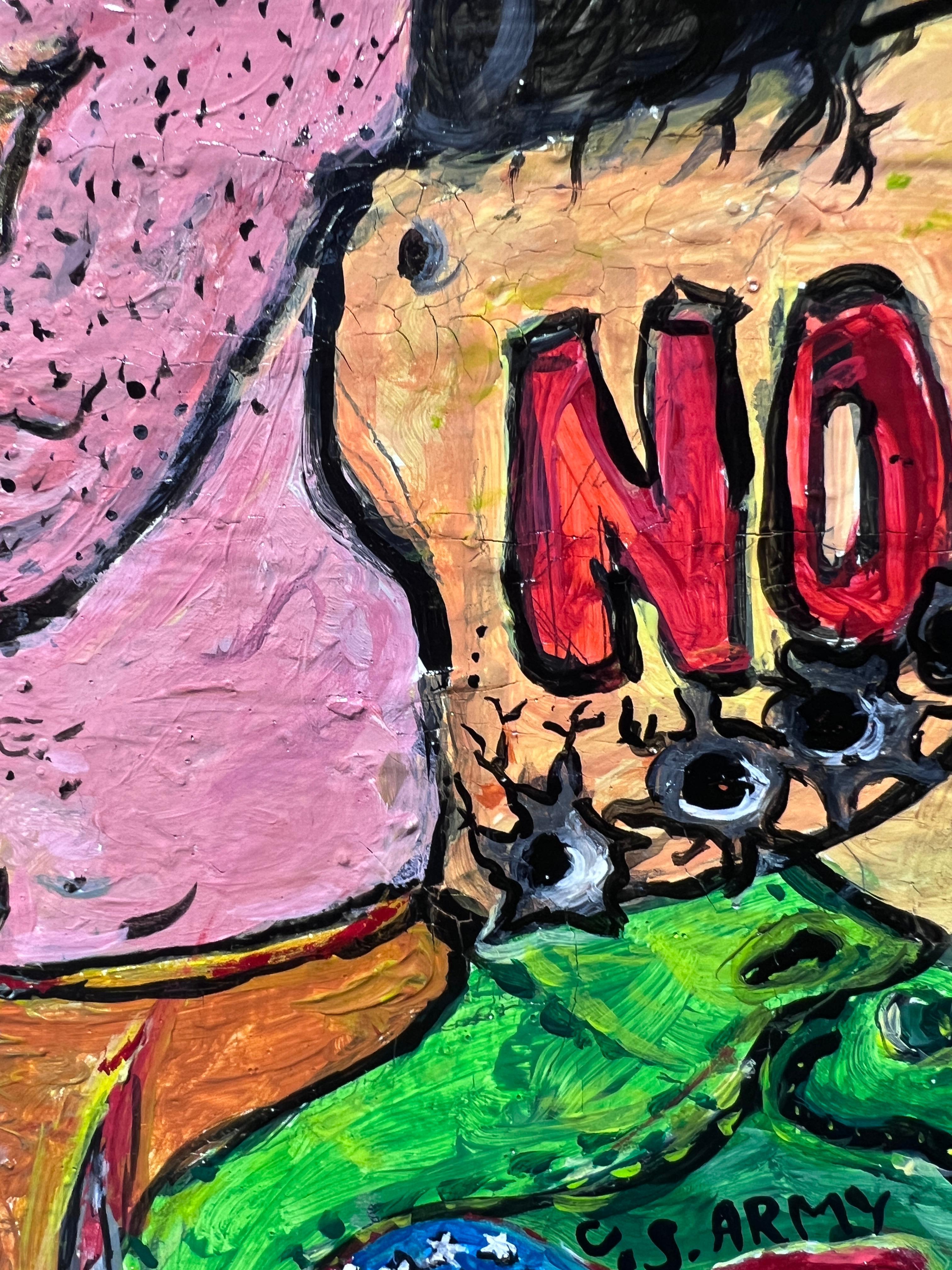 Grande dipinto su tavola di Serg Graff 