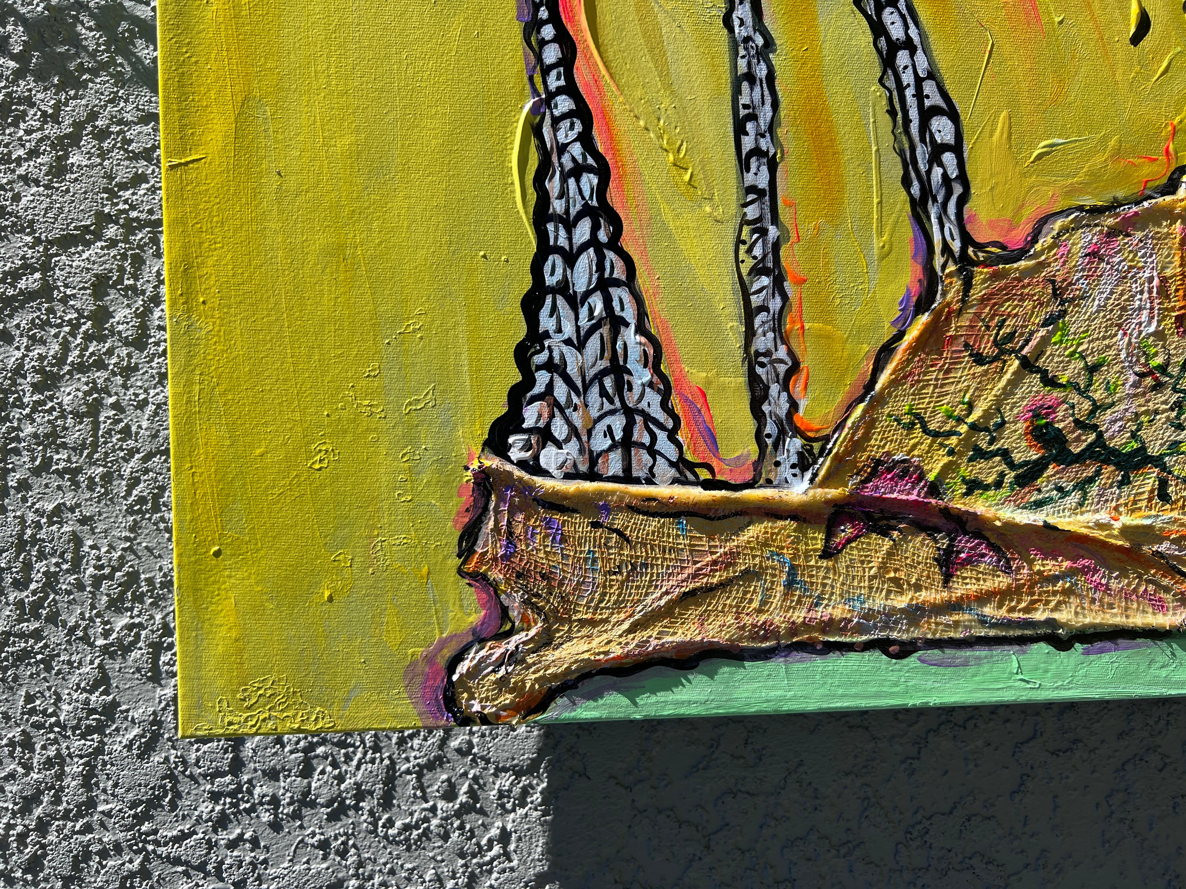 Grande dipinto su tela di Serg Graff 