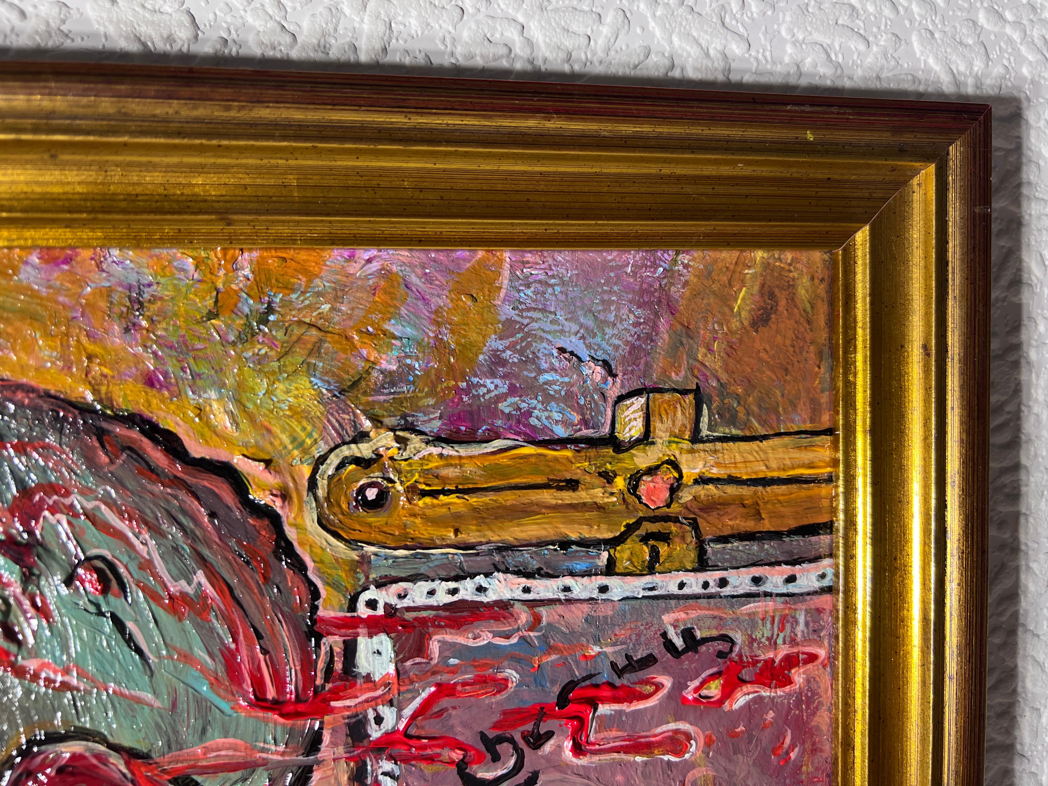 Pintura abstracta original sobre tabla de Serg Graff 