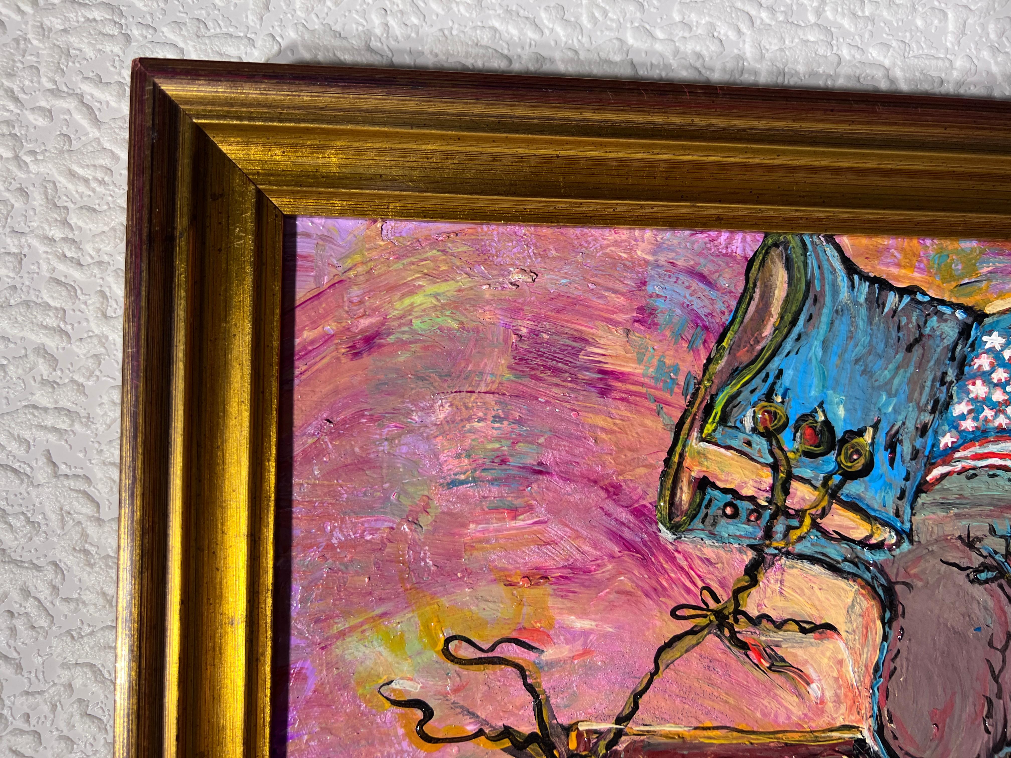 Pintura abstracta original sobre tabla de Serg Graff 