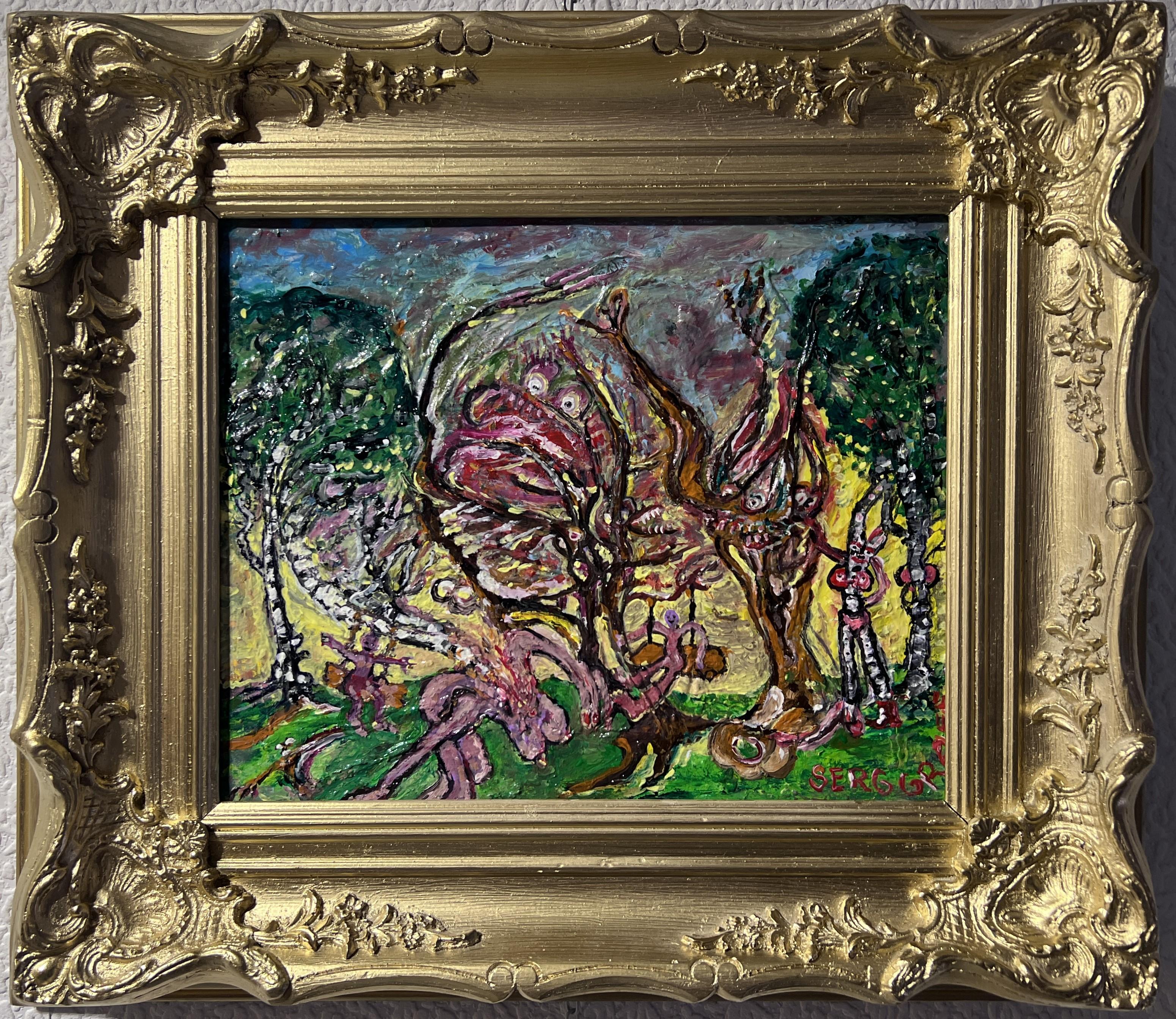 Framed Peintures - Abstrait