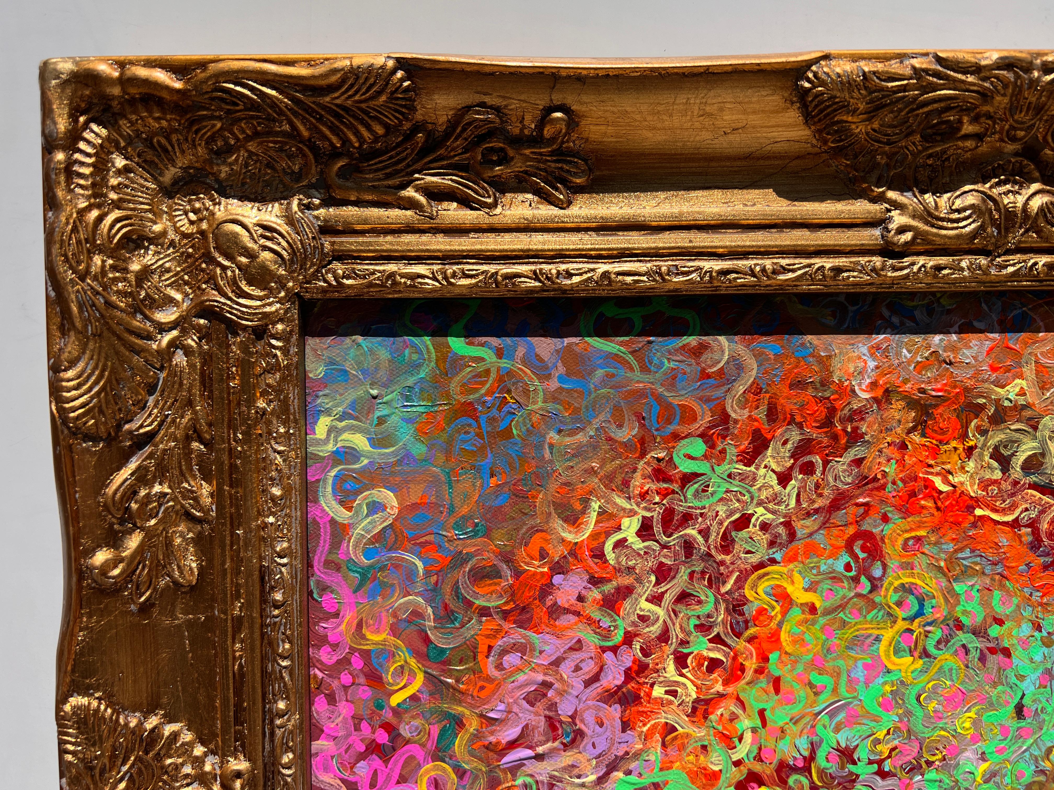 Pittura astratta originale su tela di Serg Graff 