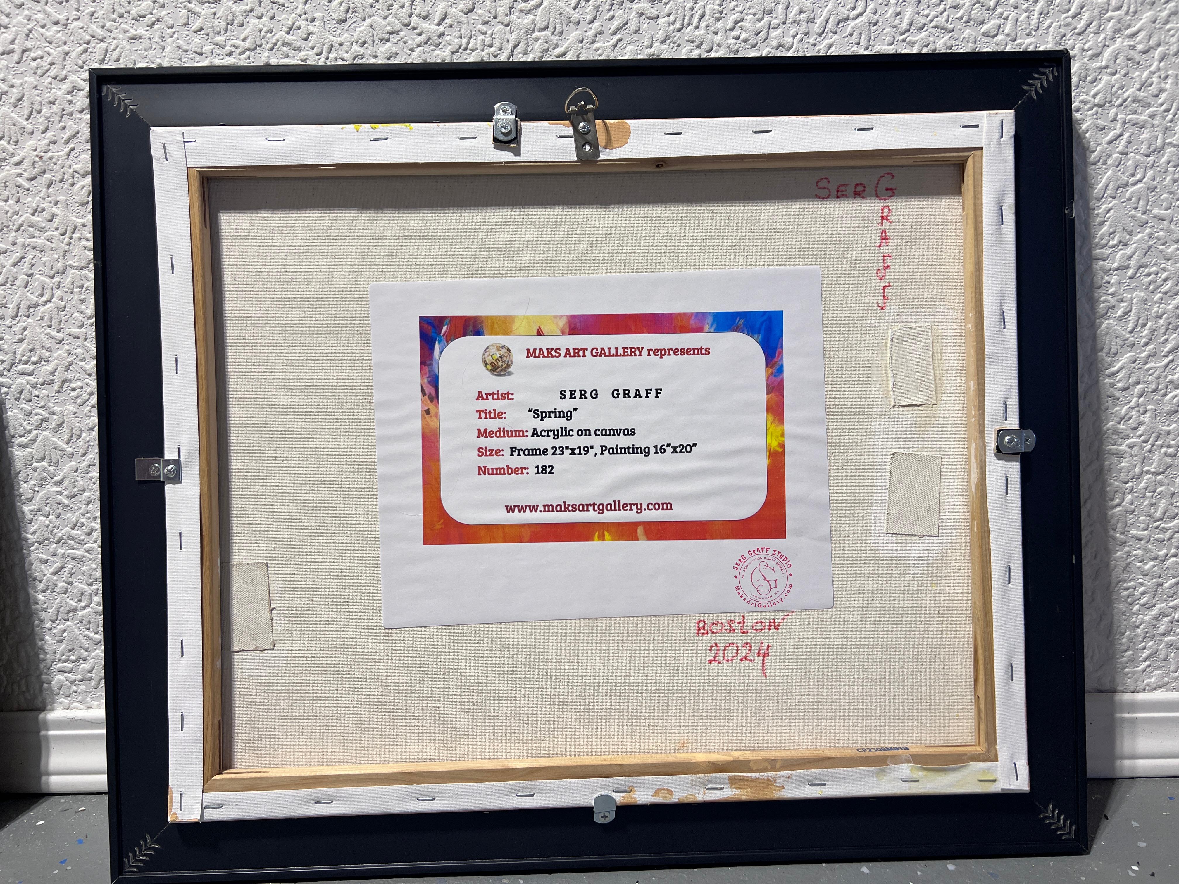 Quadro astratto originale su tela di Serg Graff 