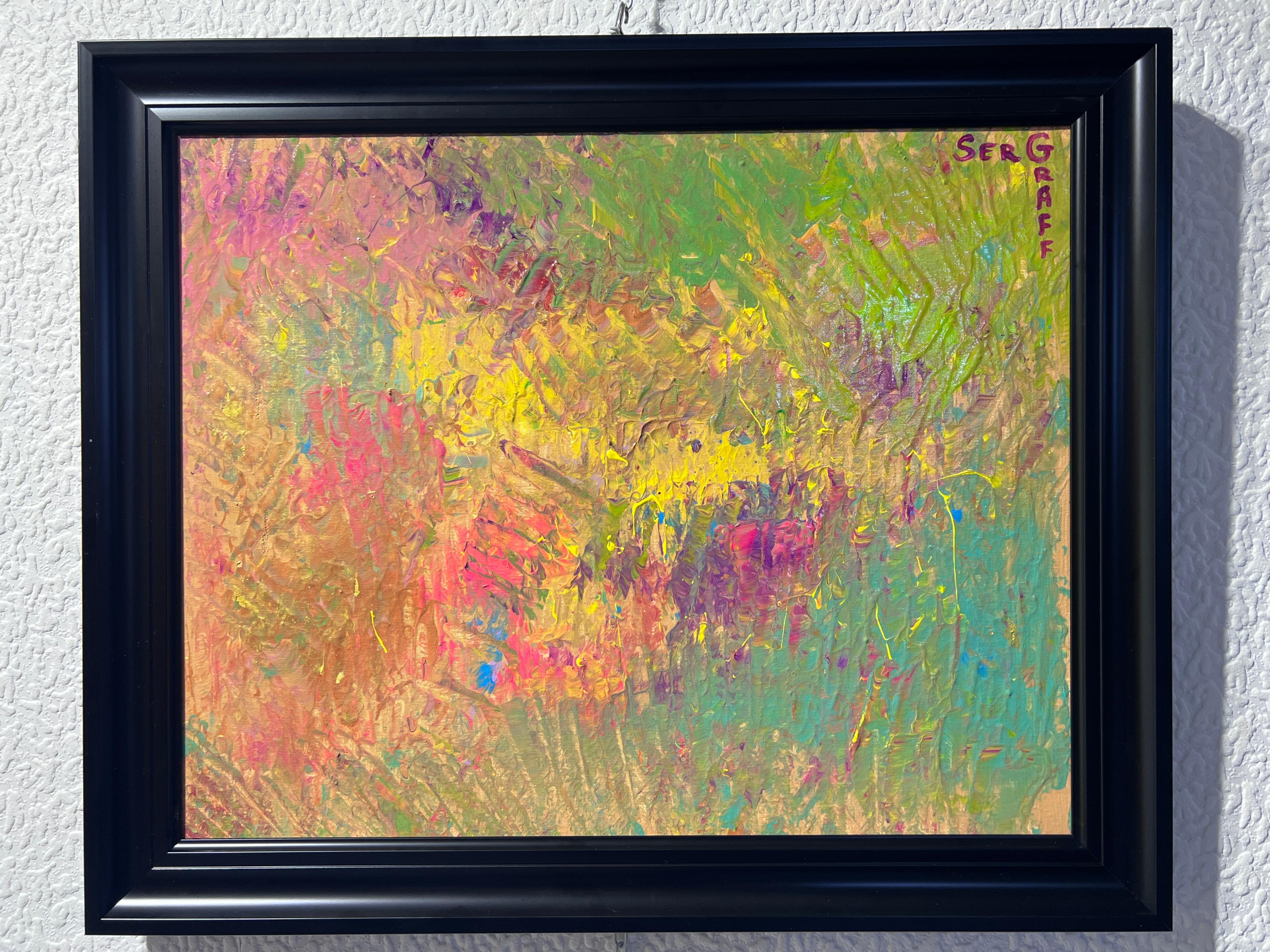 Quadro astratto originale su tela di Serg Graff 