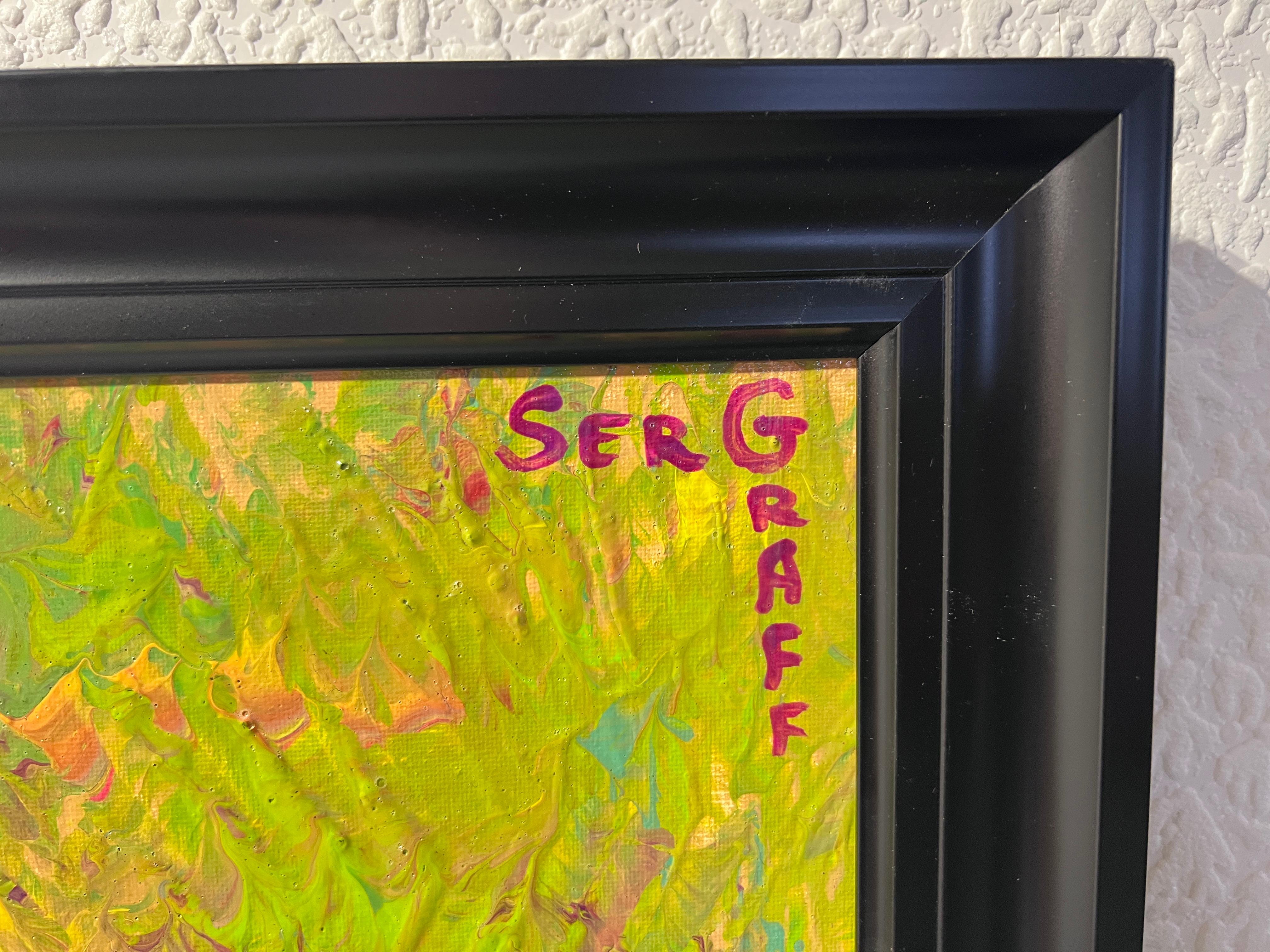 Quadro astratto originale su tela di Serg Graff 
