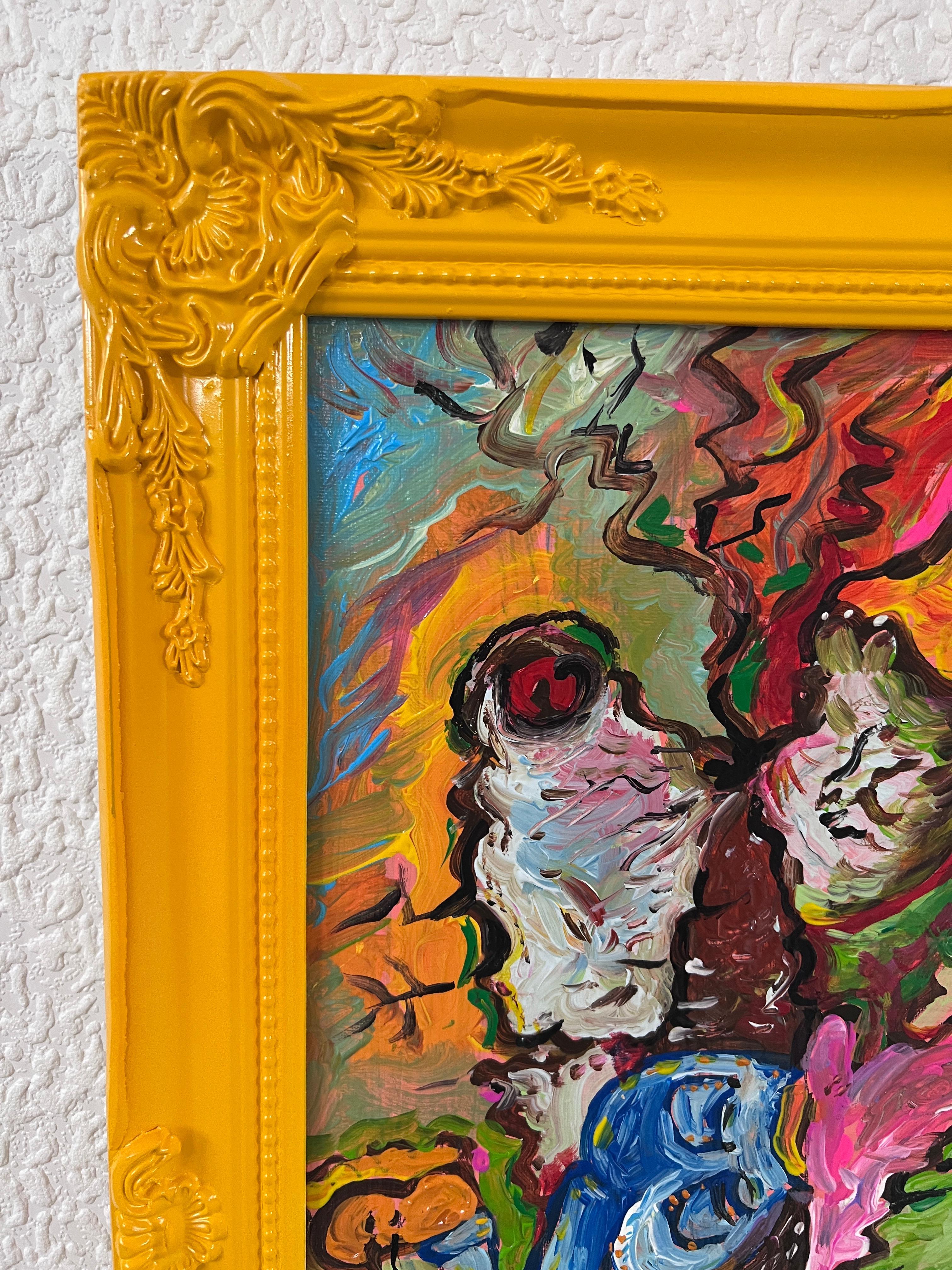 Original Abstract Painting on Canvas 