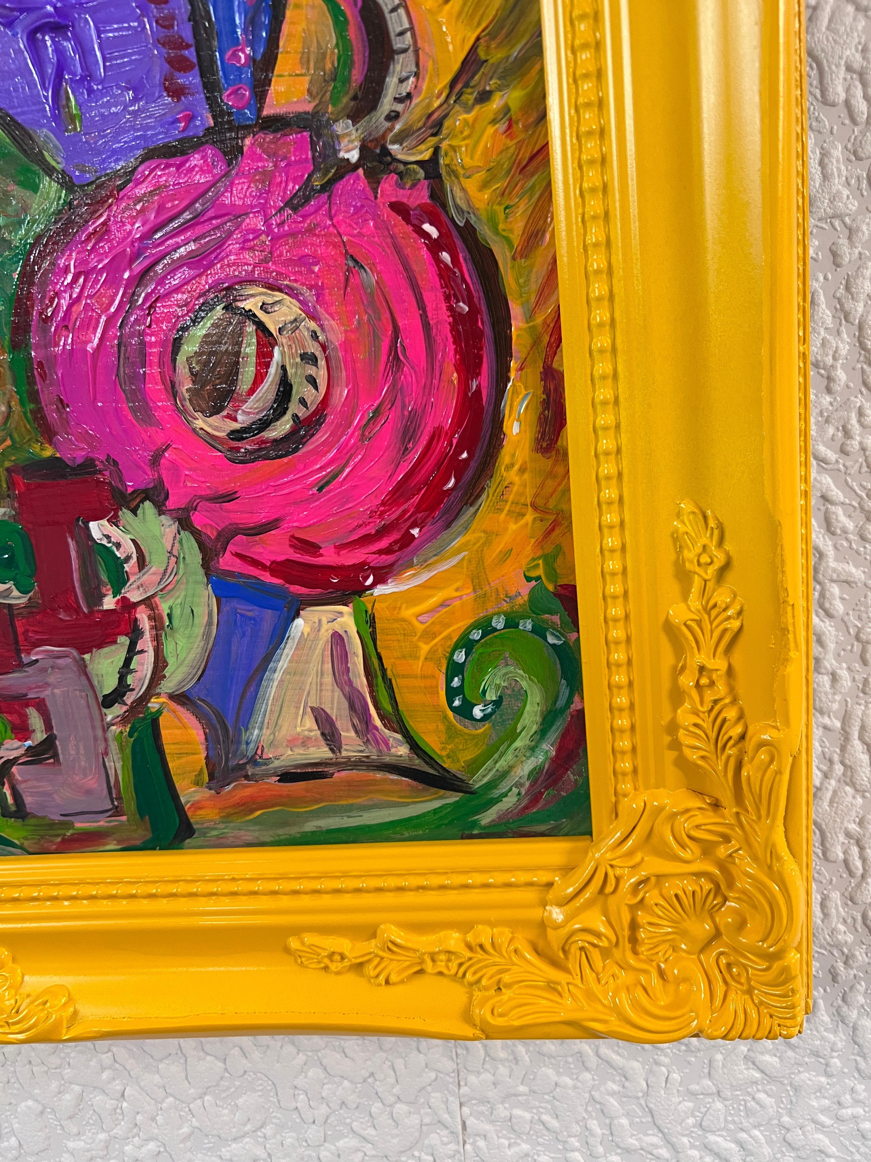 Original Abstract Painting on Canvas 