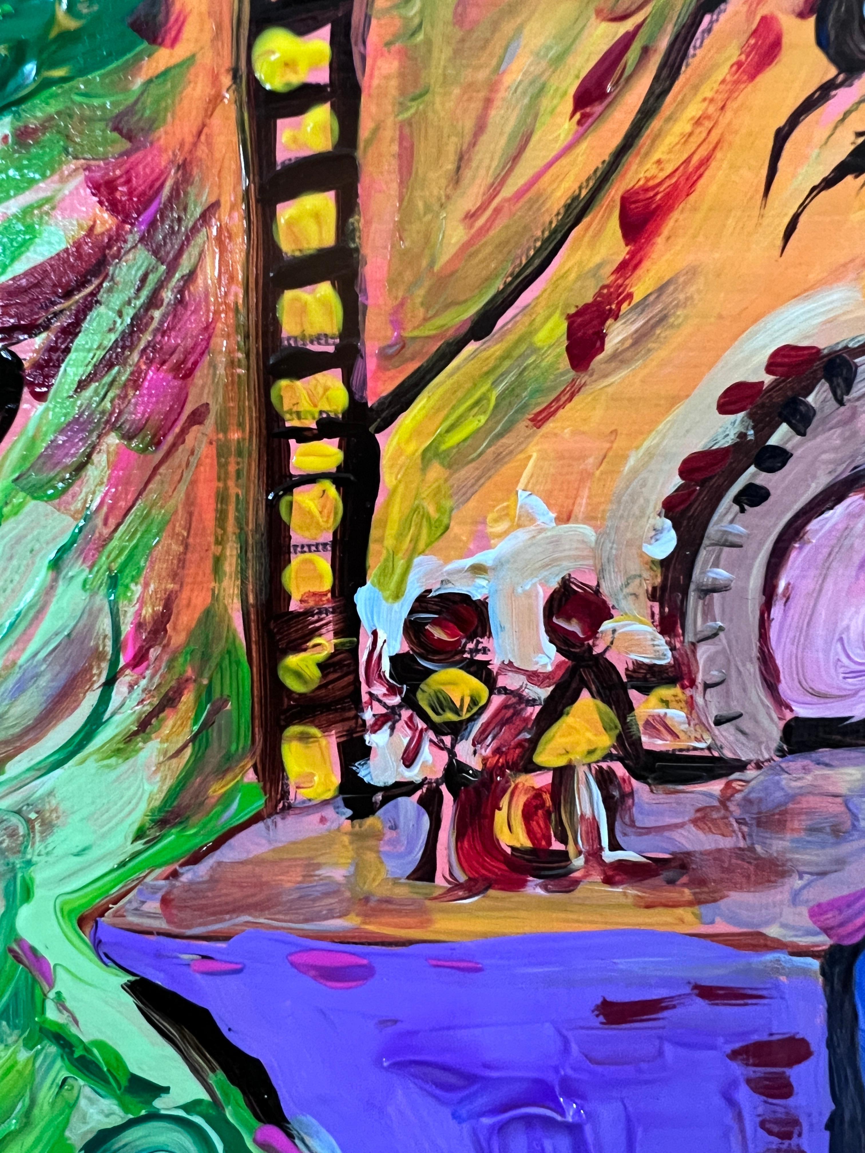 Original Abstract Painting on Canvas 