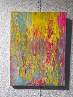 Original Abstract Painting on Canvas , Signed Serg Graff "Mood", COA