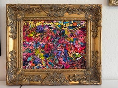 Original-Abstrakte Malerei von Serg Graff „Mystic Mana Gerie“ – Fantasy-Surrealismus, Echtheitszertifikat