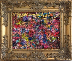 Original Abstract Painting Serg Graff "Mystic Mana Gerie" Fantasy Surreal, COA