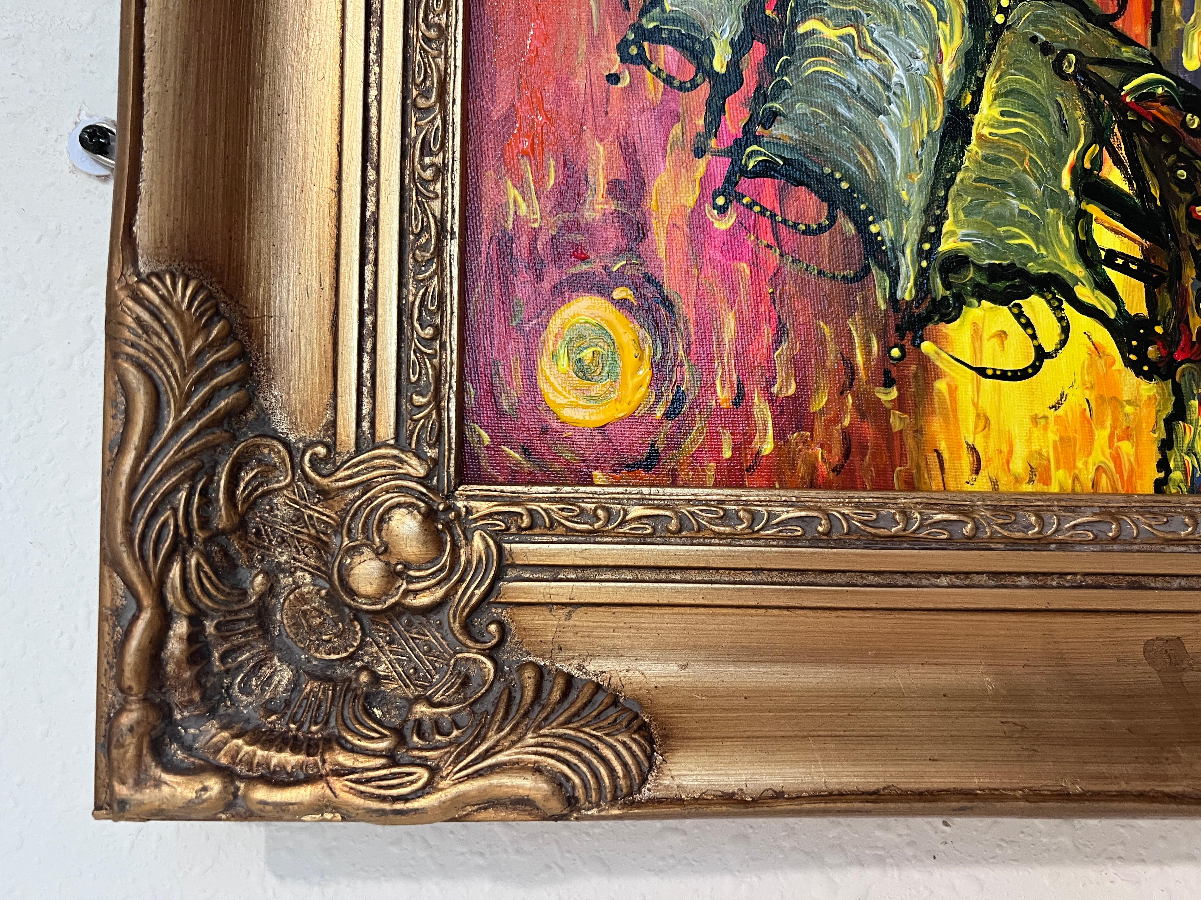 Original-Acrylgemälde von Serg Graff, Seelandschaft mit dem Titel 