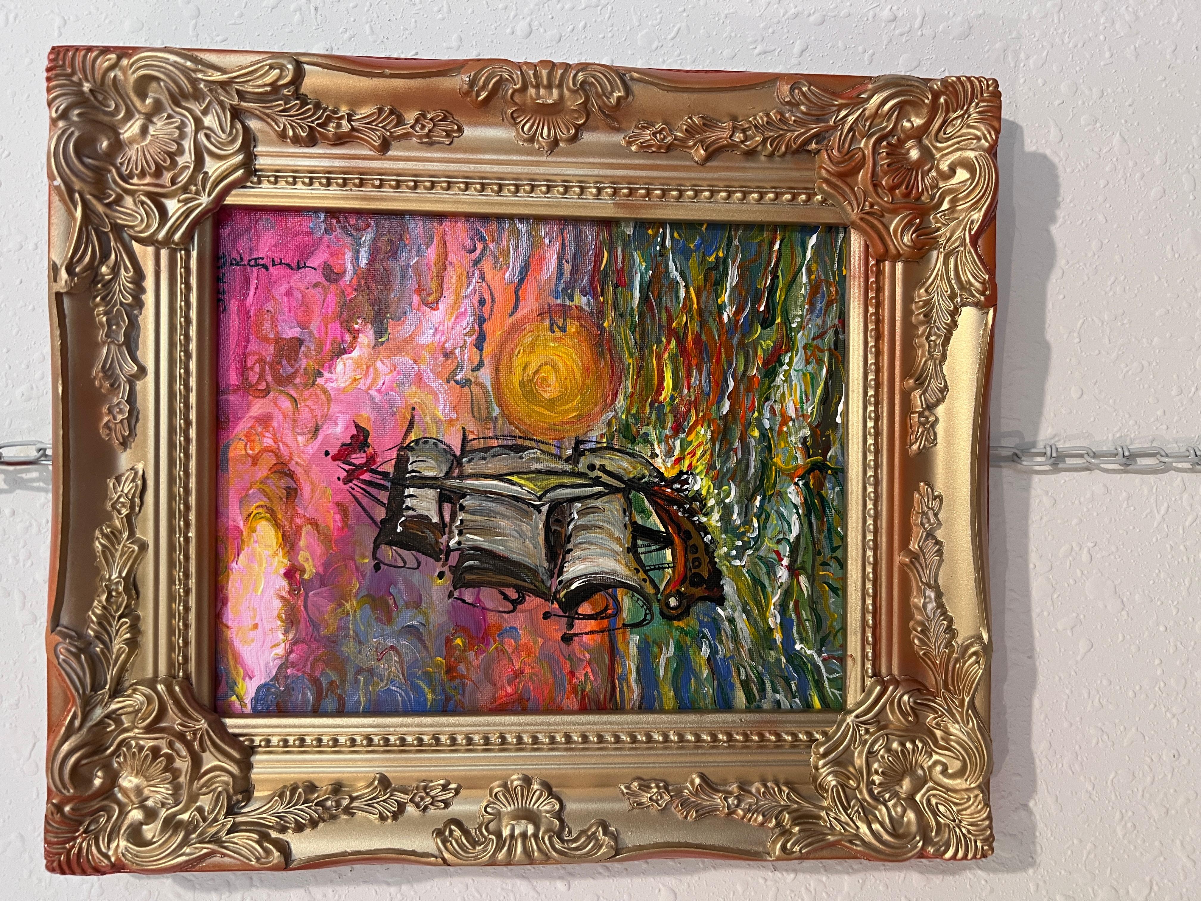 Original-Acryl-Gemälde von Serg Graff, Meereslandschaft mit dem Titel 