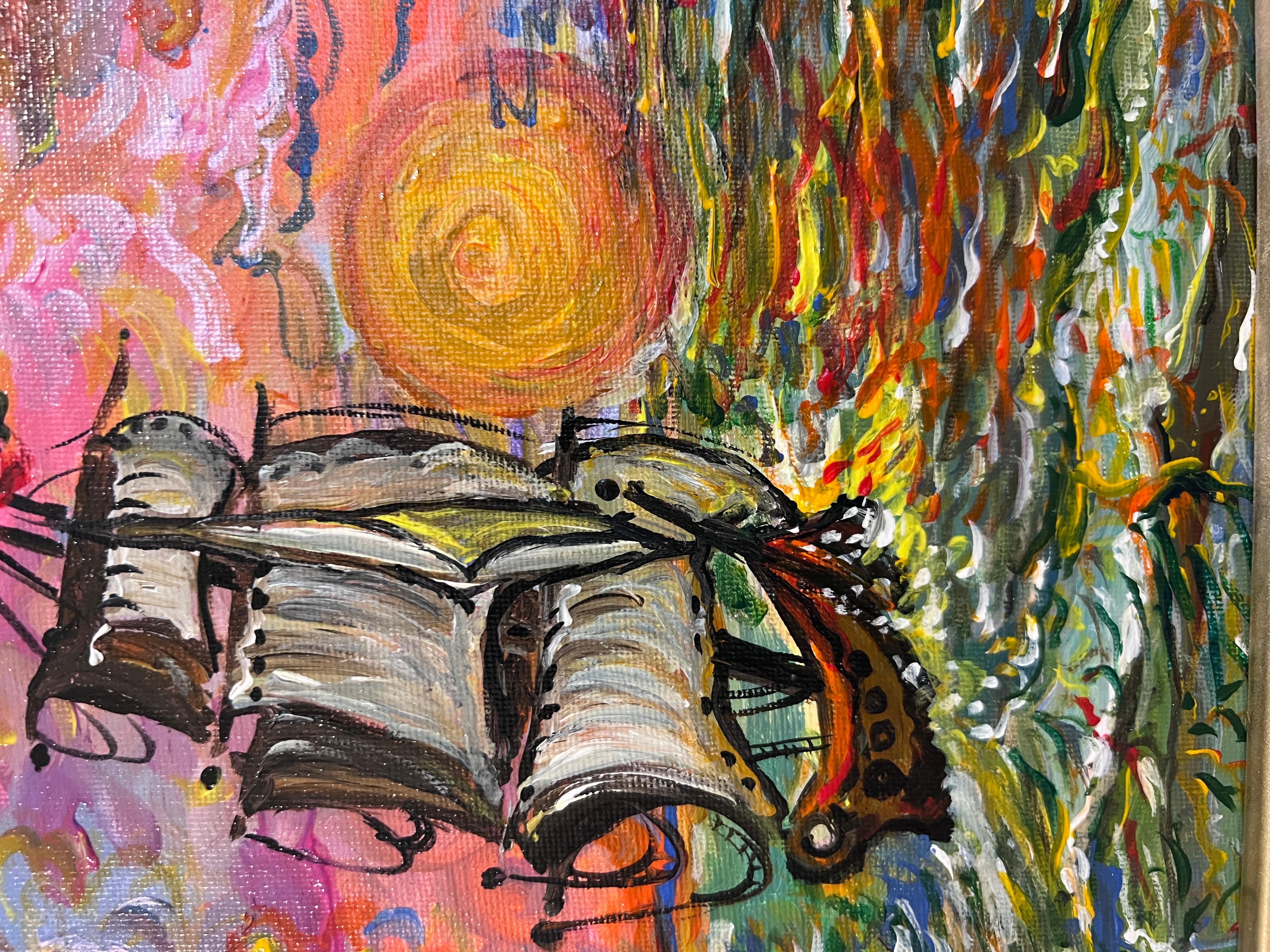 Original-Acryl-Gemälde von Serg Graff, Meereslandschaft mit dem Titel 