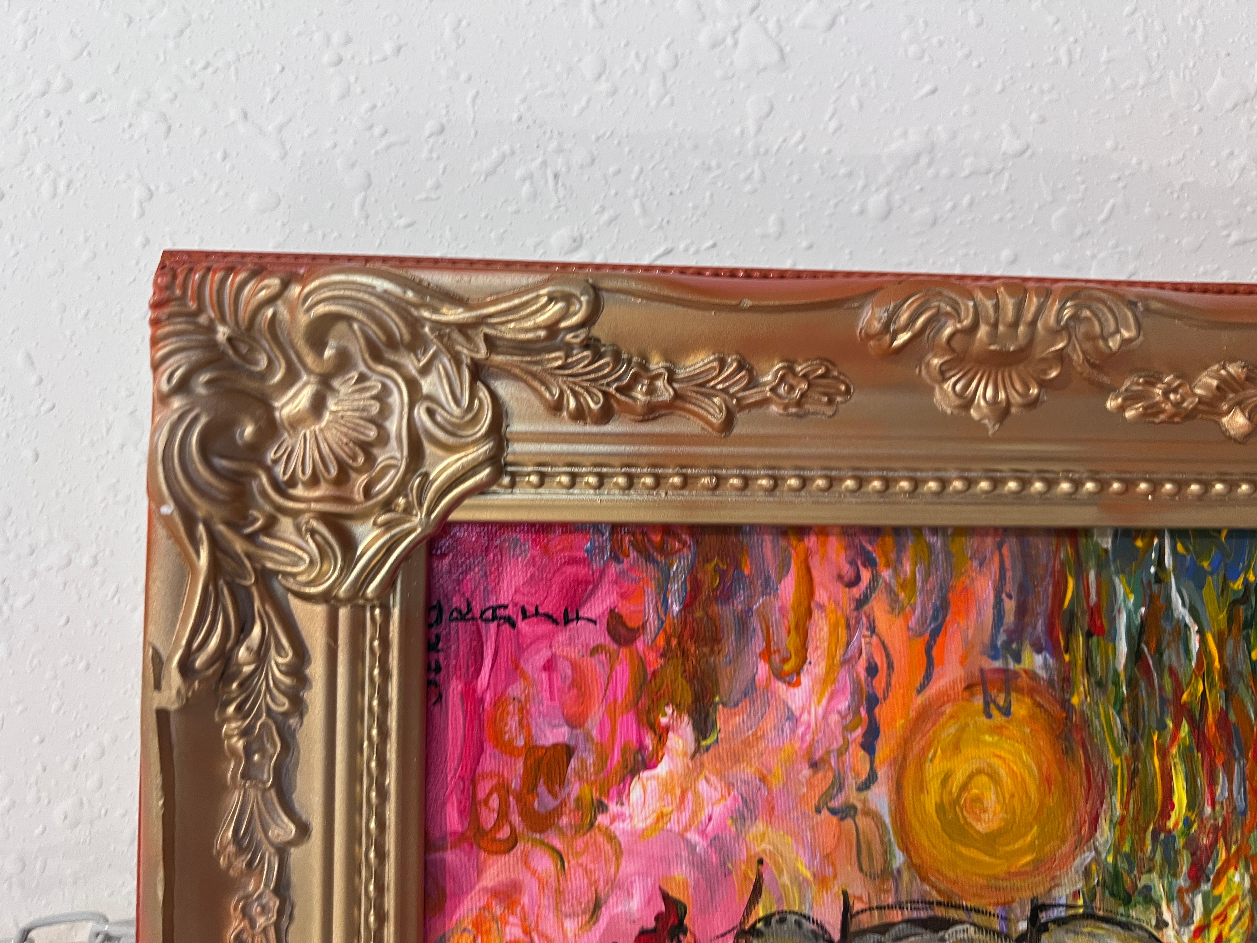 Original-Acryl-Gemälde von Serg Graff, Meereslandschaft mit dem Titel 