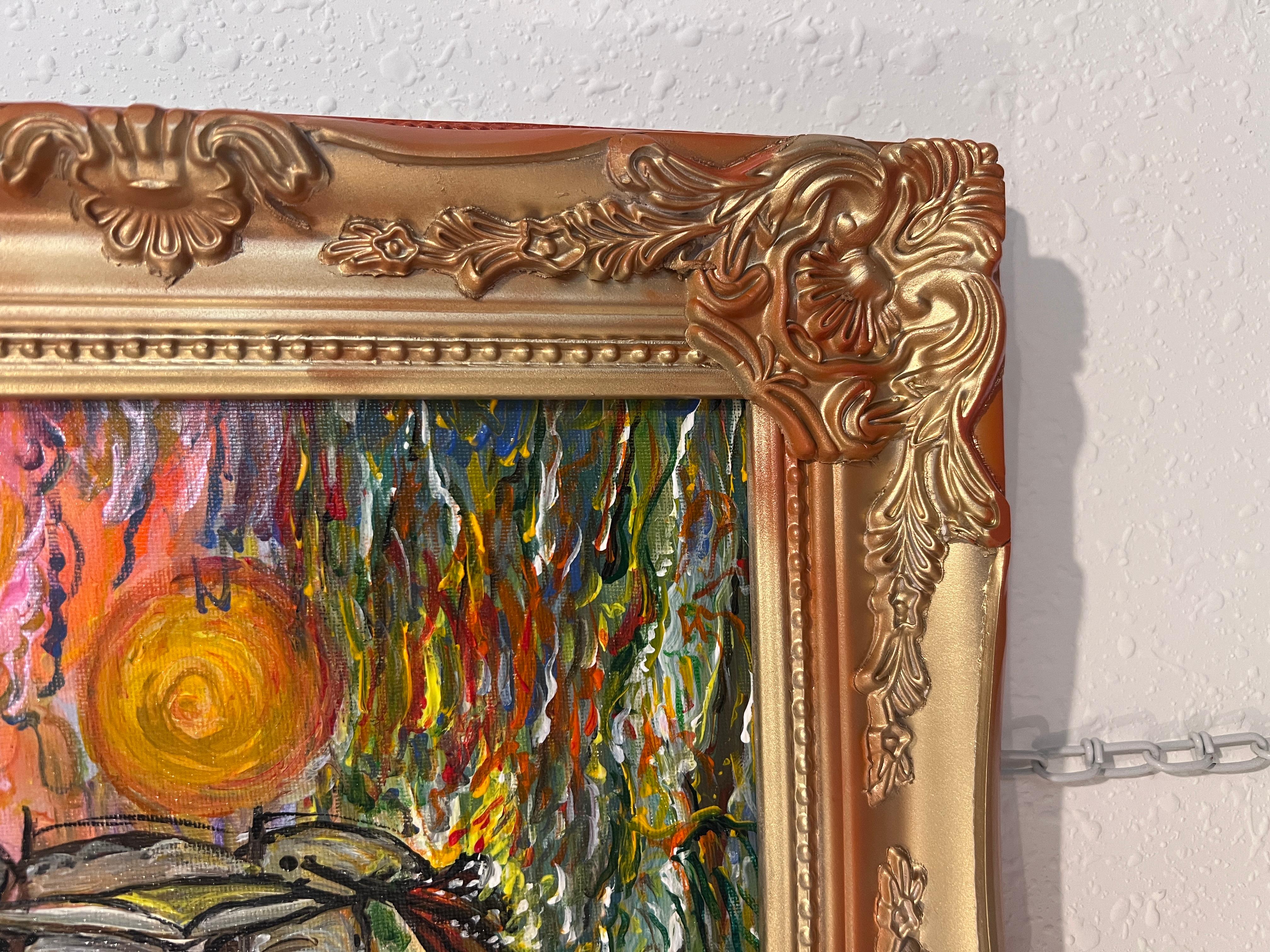 Original-Acryl-Gemälde von Serg Graff, Meereslandschaft mit dem Titel 
