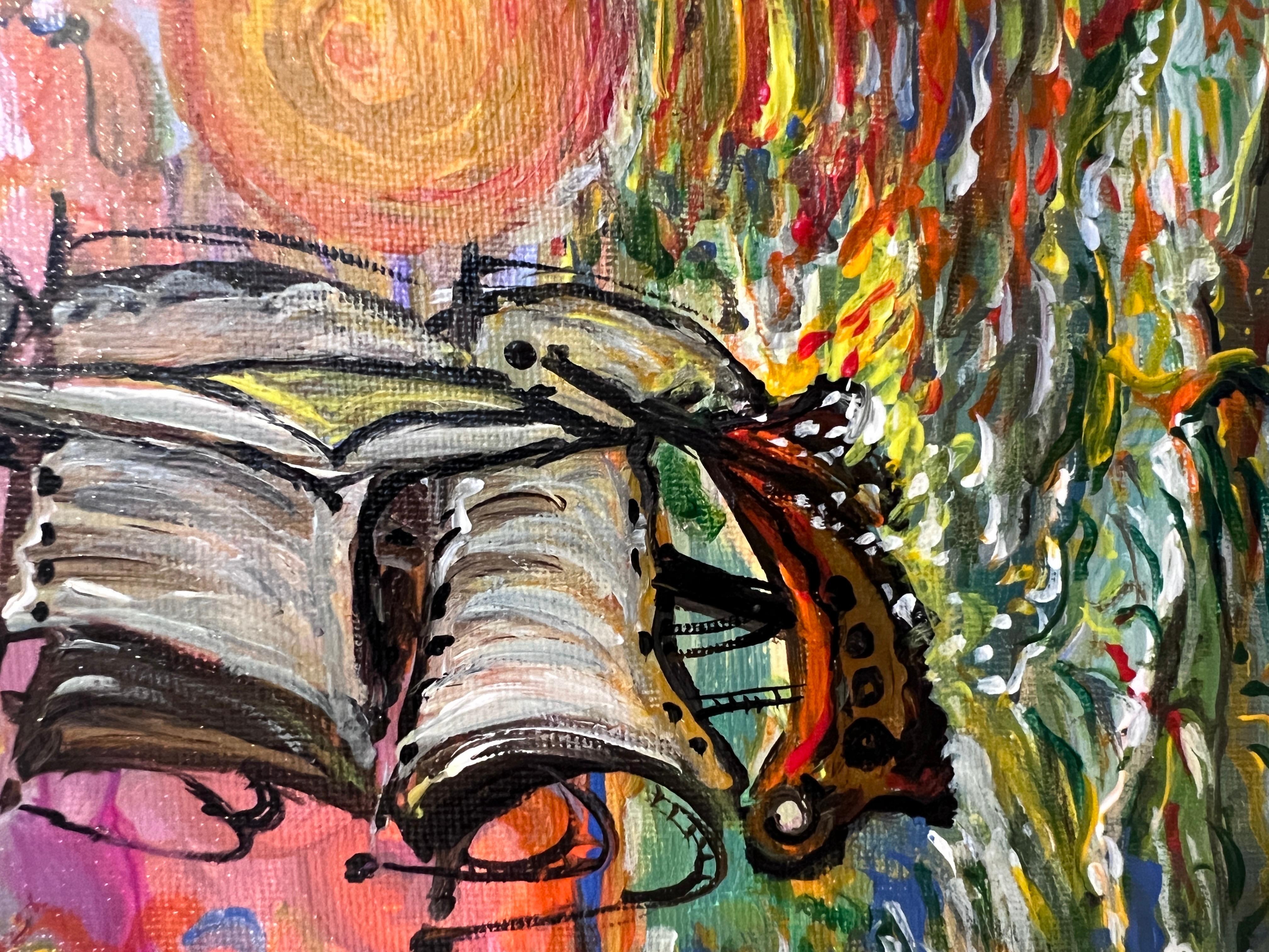 Original-Acryl-Gemälde von Serg Graff, Meereslandschaft mit dem Titel 