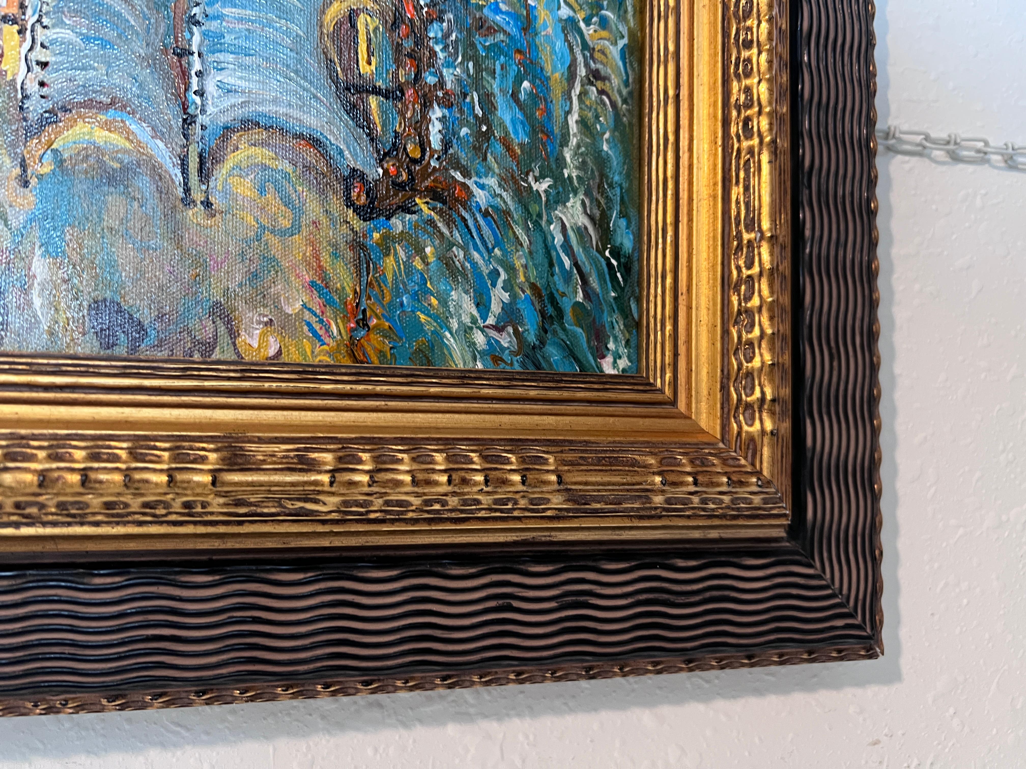 Original Ölgemälde auf Leinwand von Serg Graff, Seestück, Segelboot der Hoffnung, COA im Angebot 3