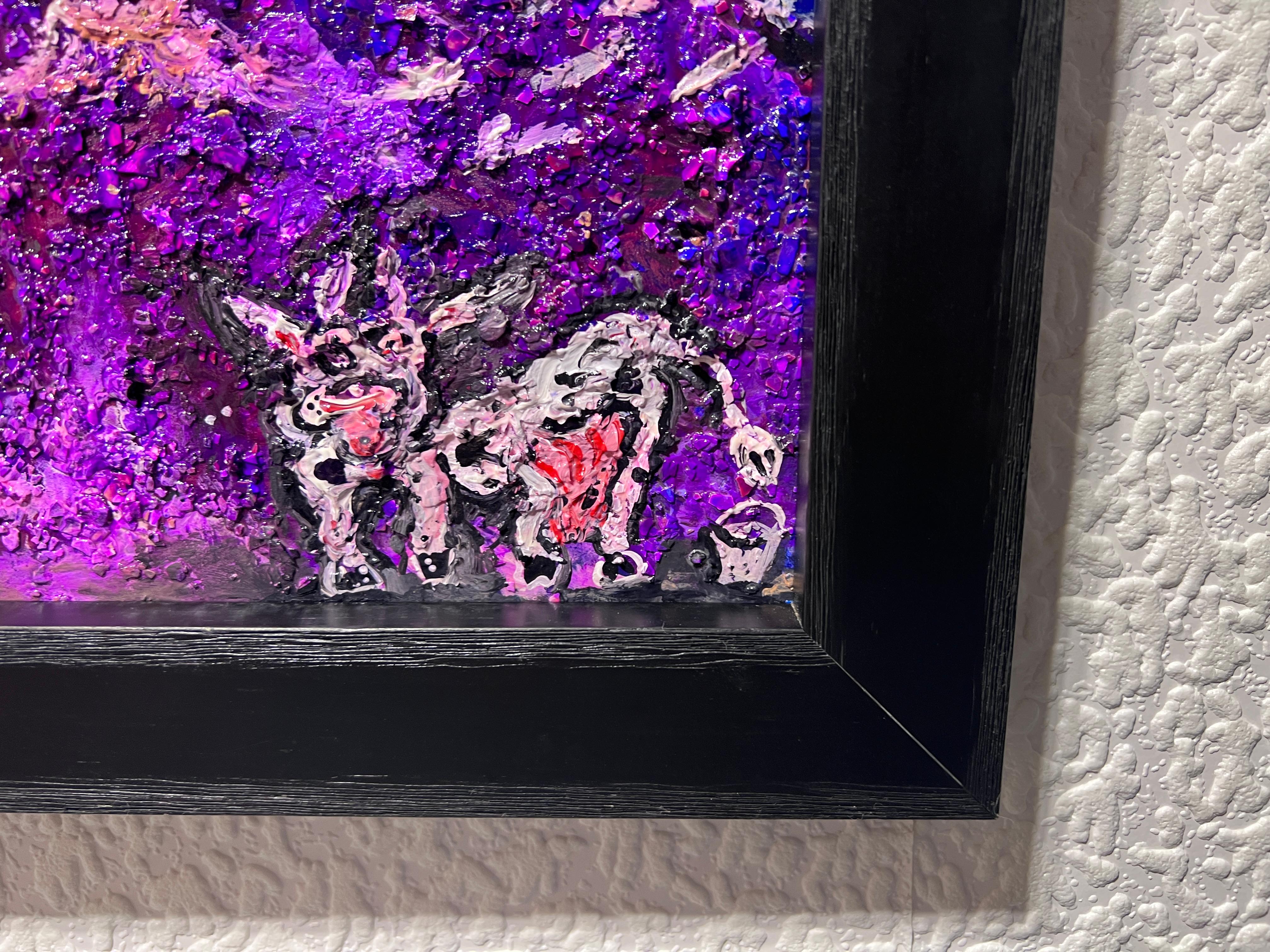 Original Painting on Board in Cartoon Style by Serg Graff 