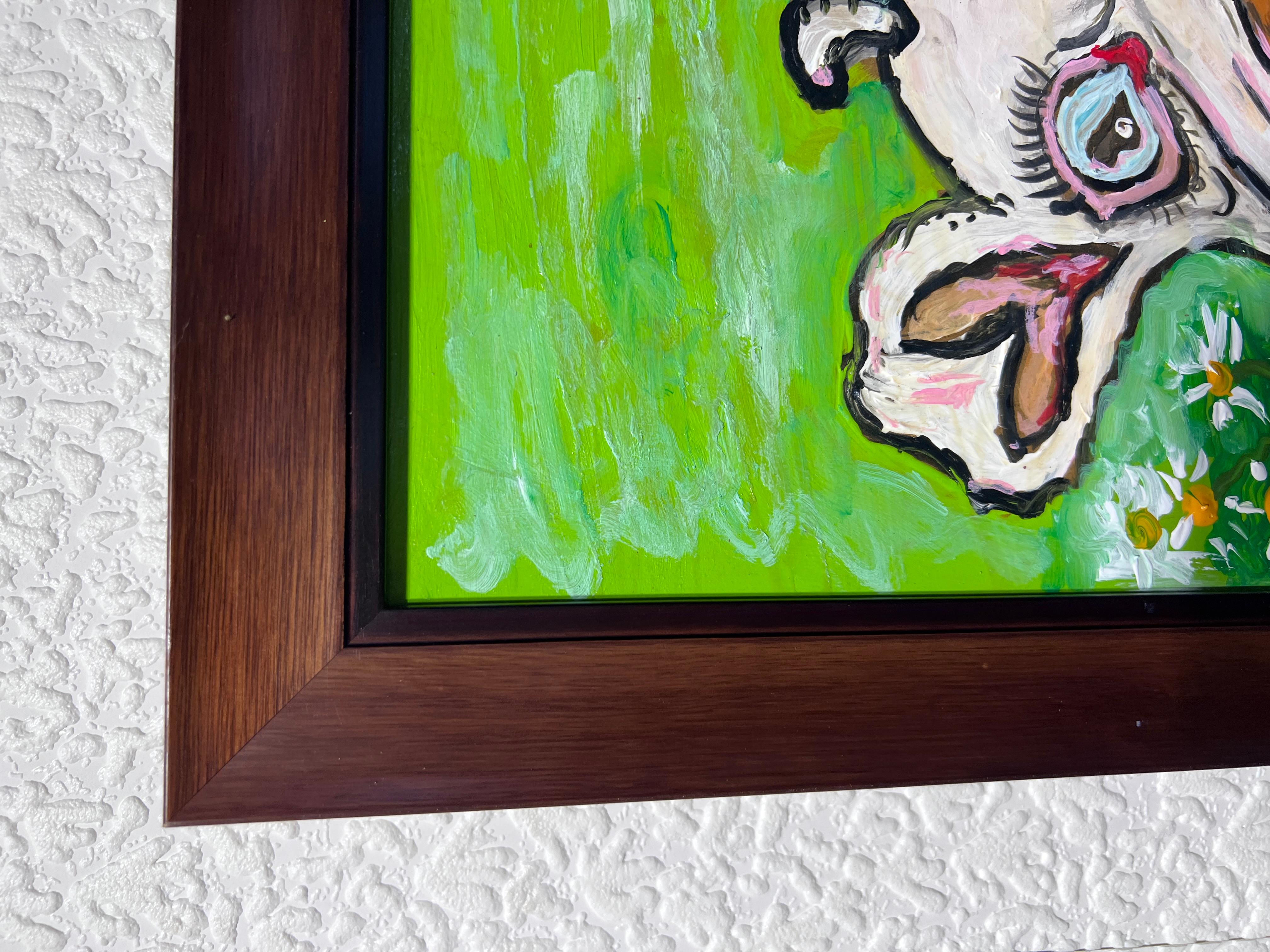 Original Painting on Board in Cartoon Style by Serg Graff 