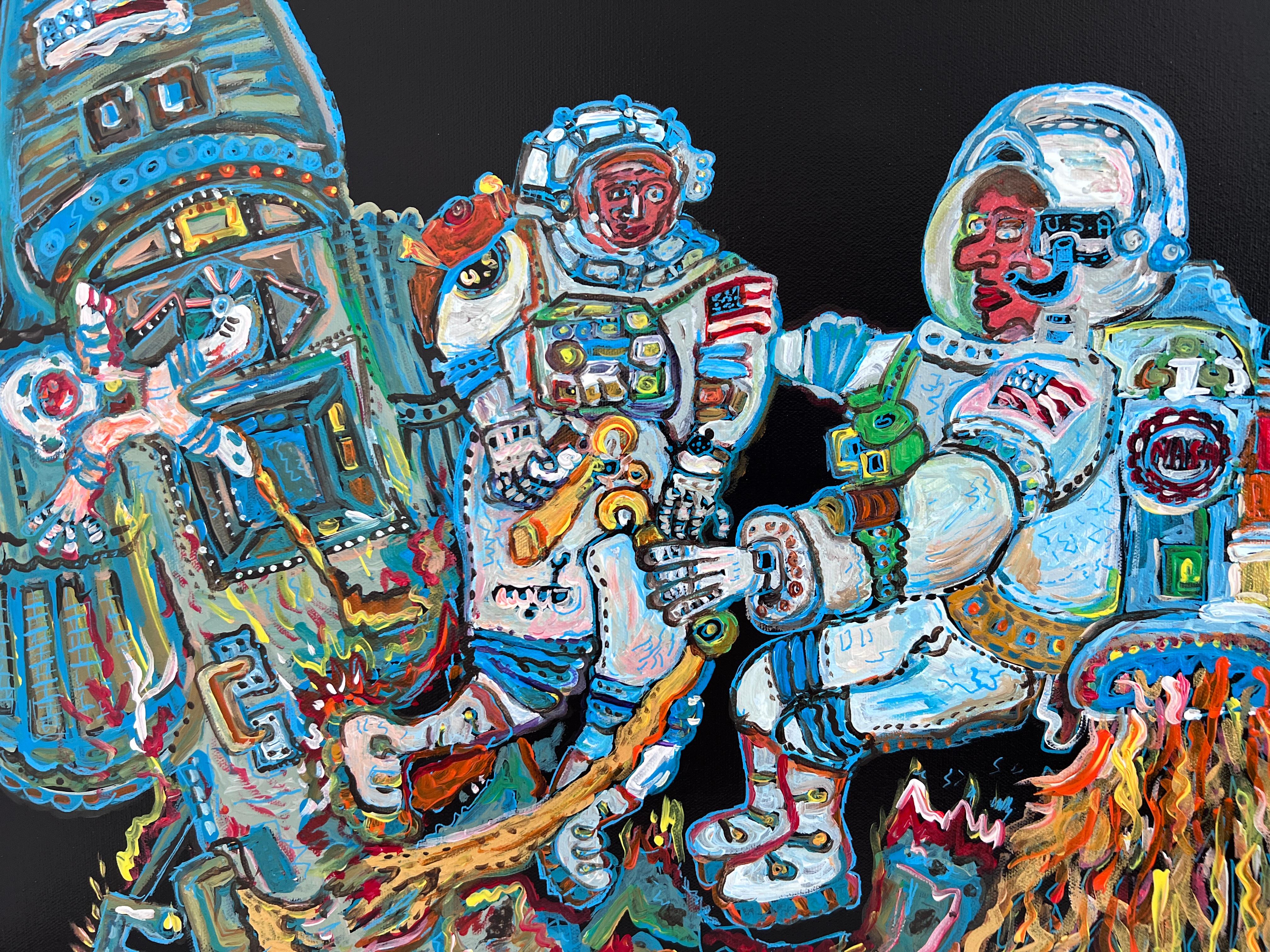 Original Painting on Canvas by Serg Graff, 