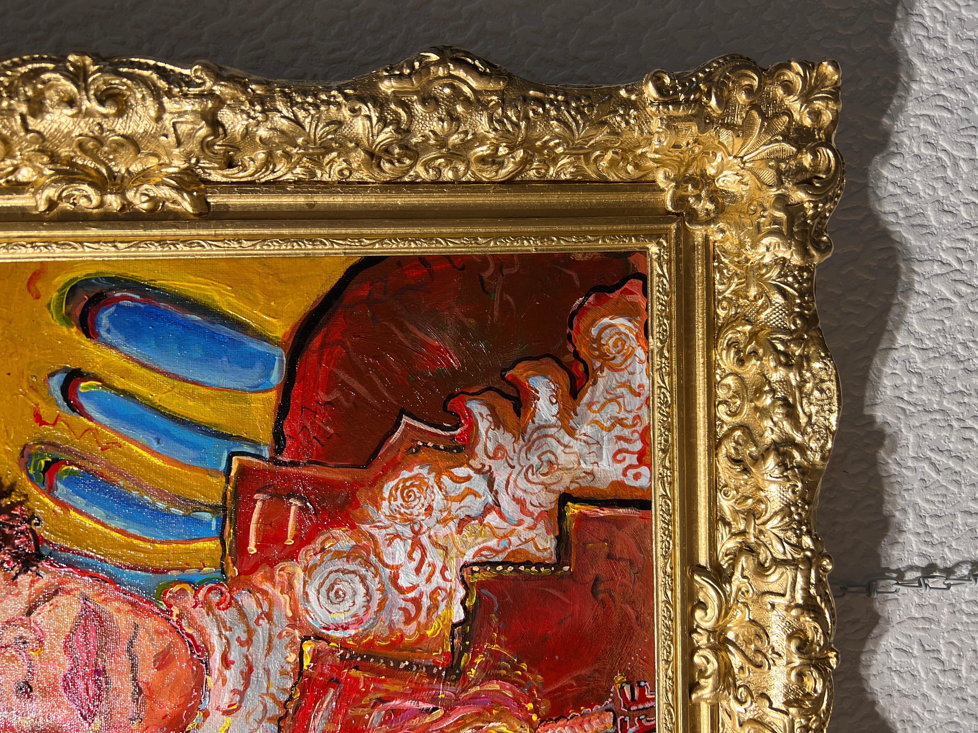 Originalgemälde auf Leinwand, „Fiery George Washington“ von Serg Graff, COA im Angebot 8