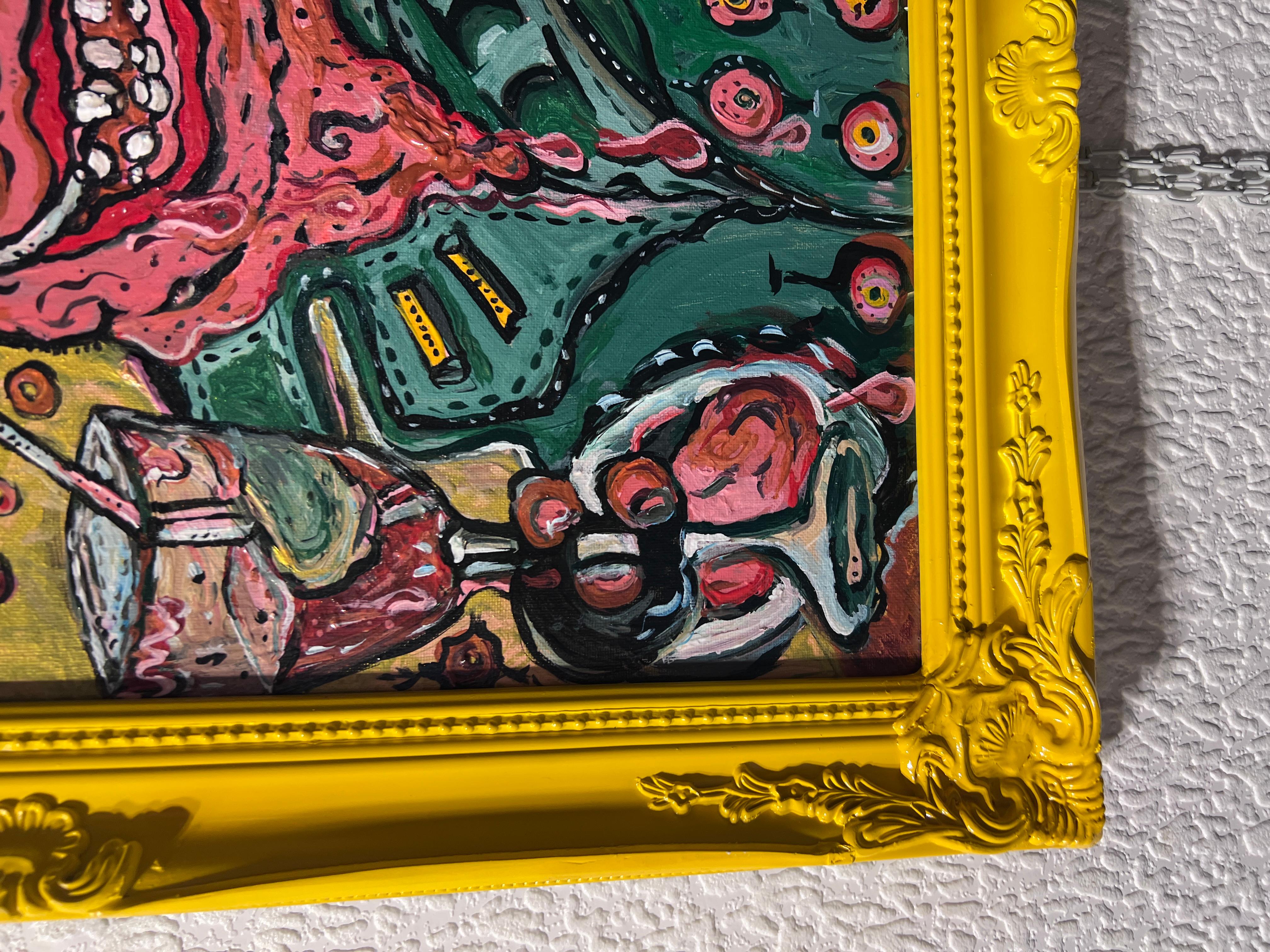 Original Painting on canvas in Cartoon Style by Serg Graff 