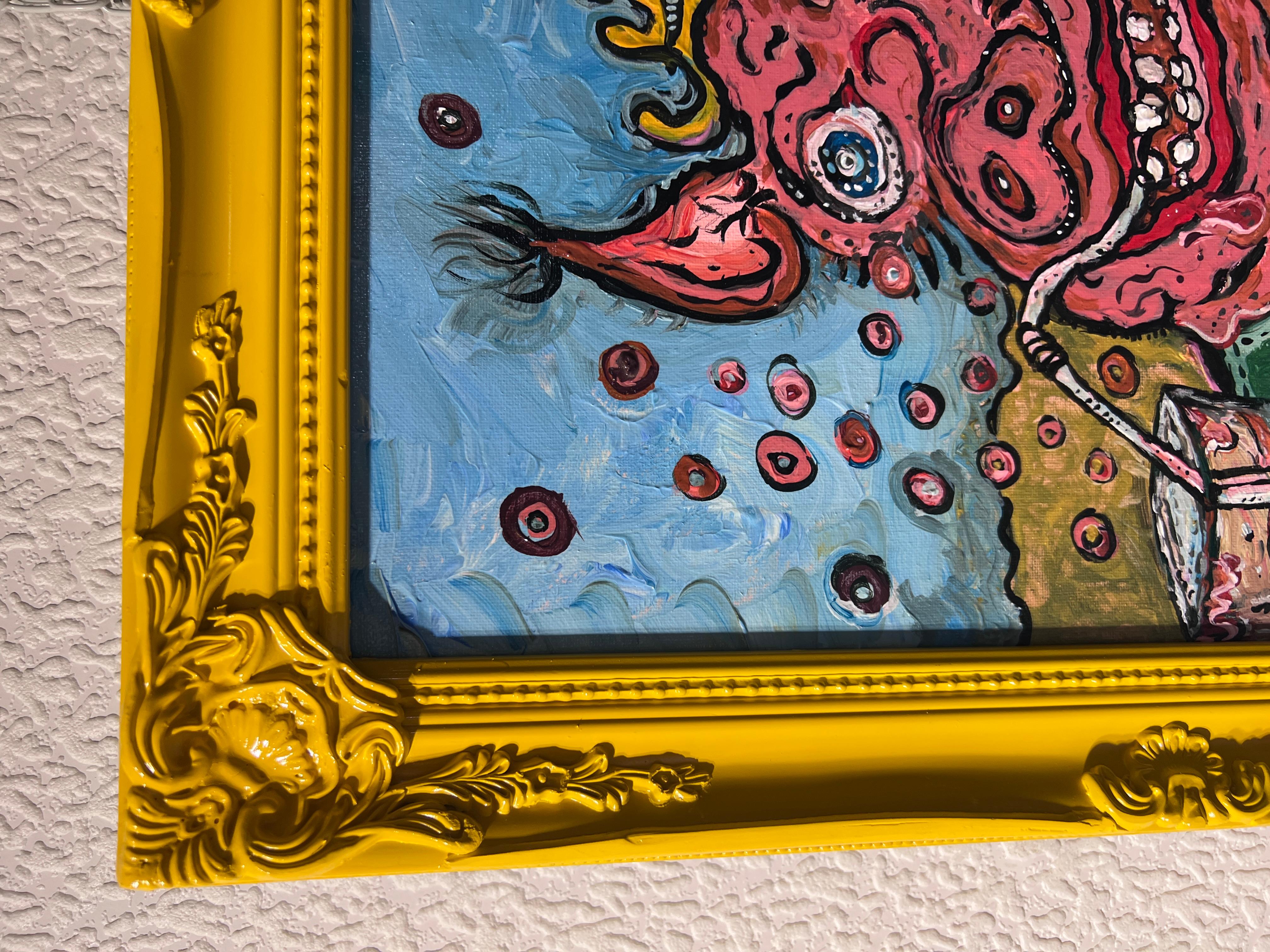 Original Painting on canvas in Cartoon Style by Serg Graff 