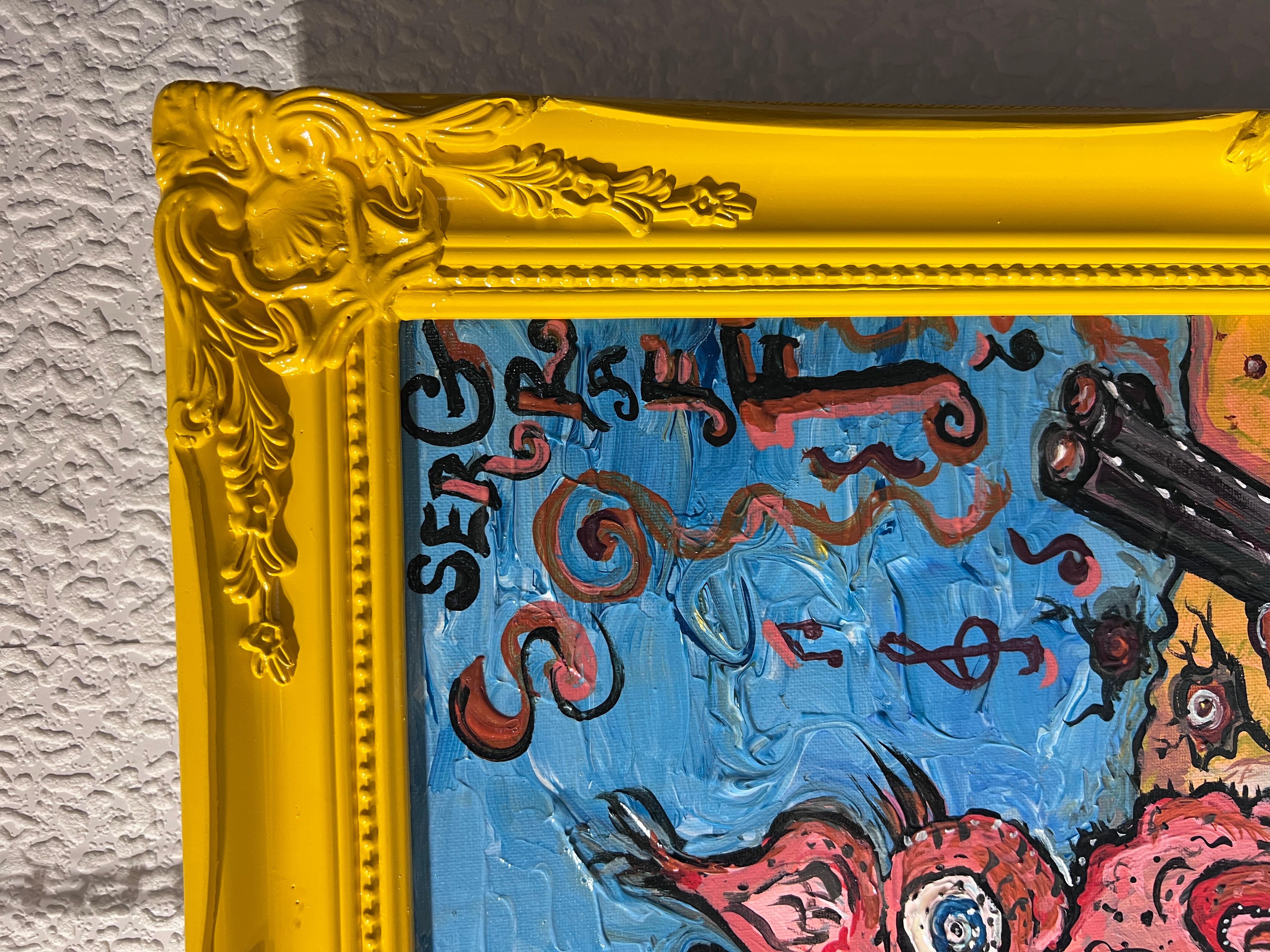 Original Painting on canvas in Cartoon Style by Serg Graff 