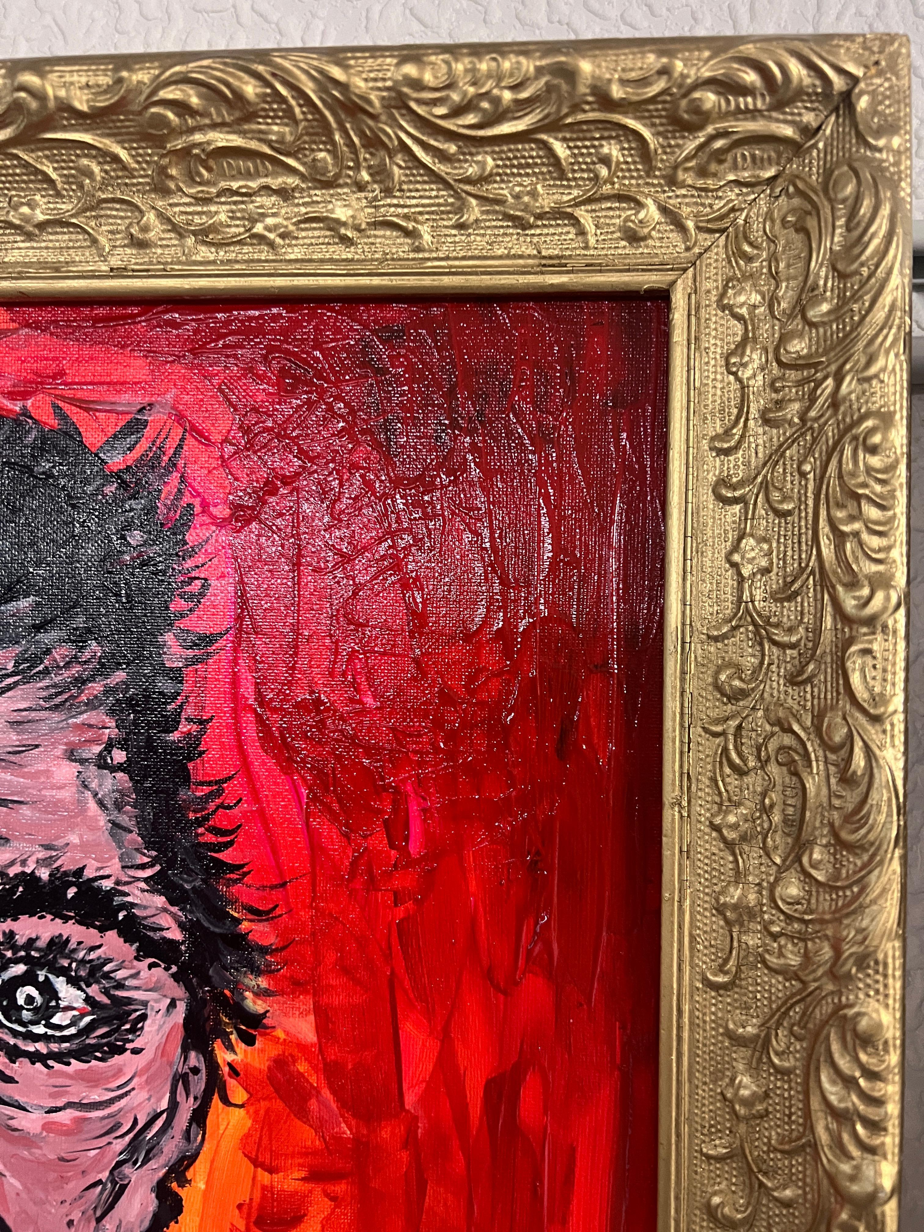 Originalgemälde auf Leinwand, Porträt von Abraham Lincoln, von Serg Graff, COA 7