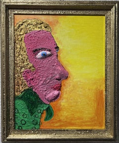 Dipinto originale su tela, ritratto di Andrew Jackson firmato Serg Graff, COA