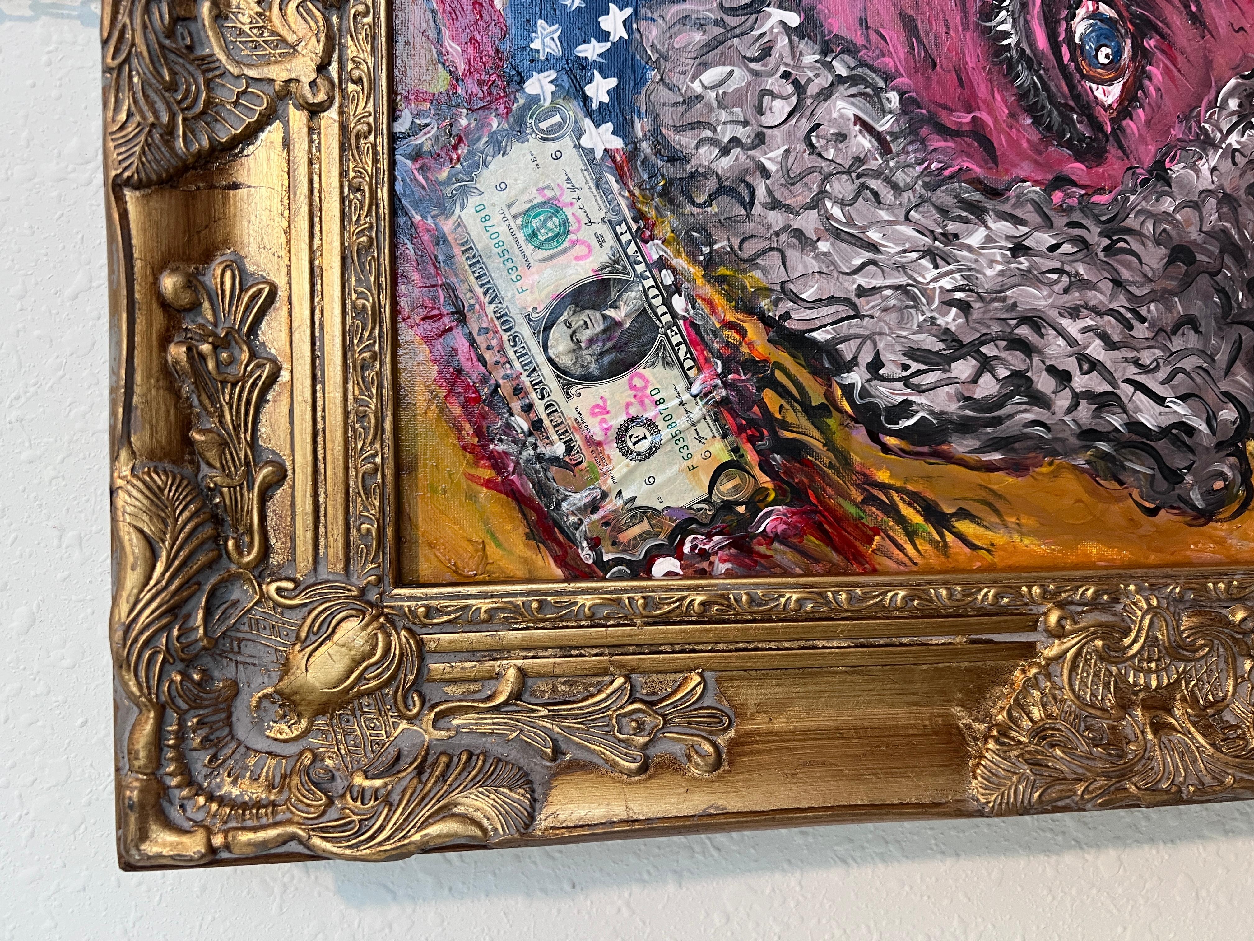 Originalgemälde auf Leinwand, „Young George Washington“ von Serg Graff, COA im Angebot 3