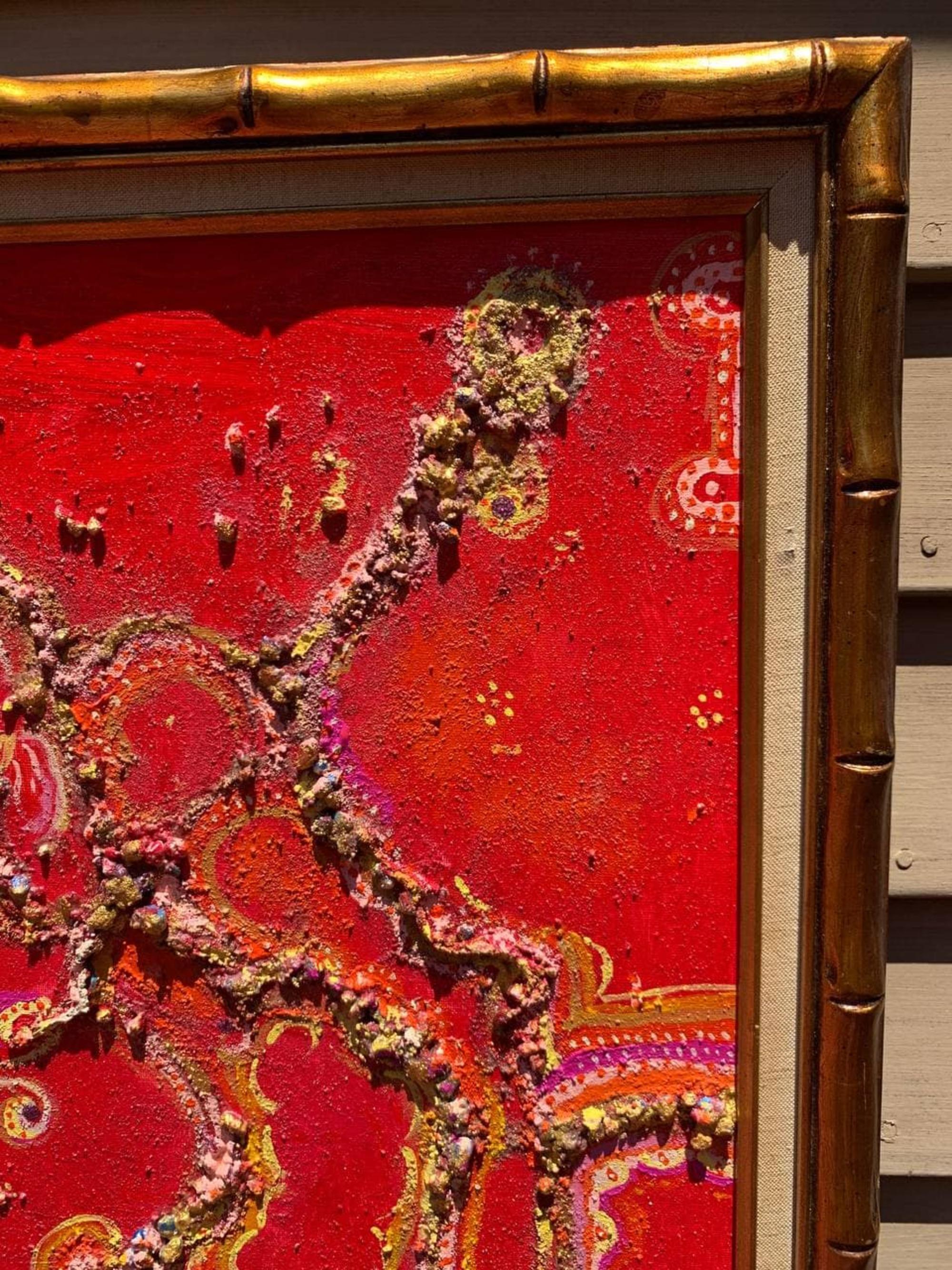 Original Texturiertes abstraktes Fantasiegemälde von Serg Graff „Magic Patterns“, COA im Angebot 4
