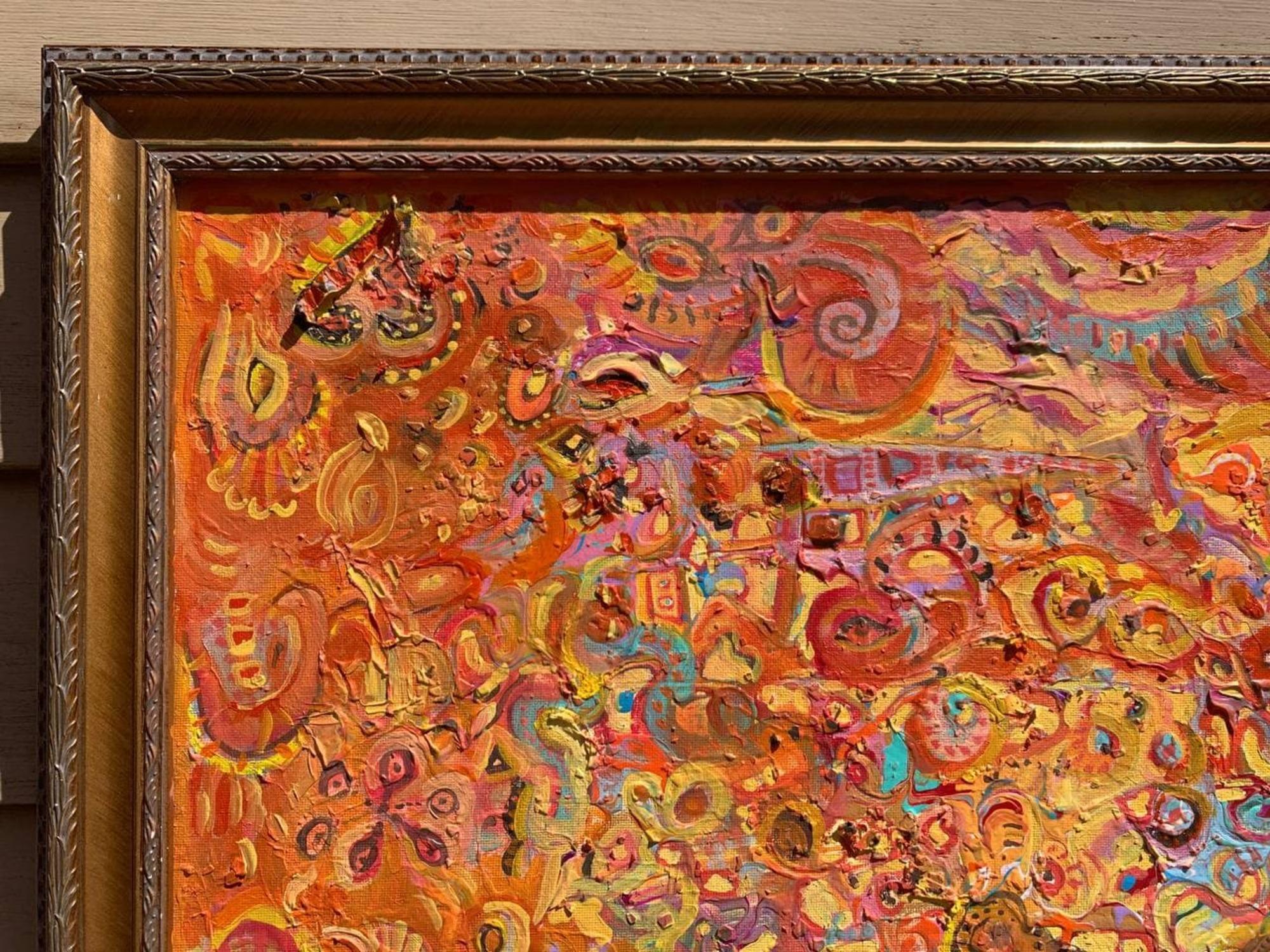 Serg Graff Abstract Original Painting “Forgotten Brushes” 2021, Framed COA en venta 3