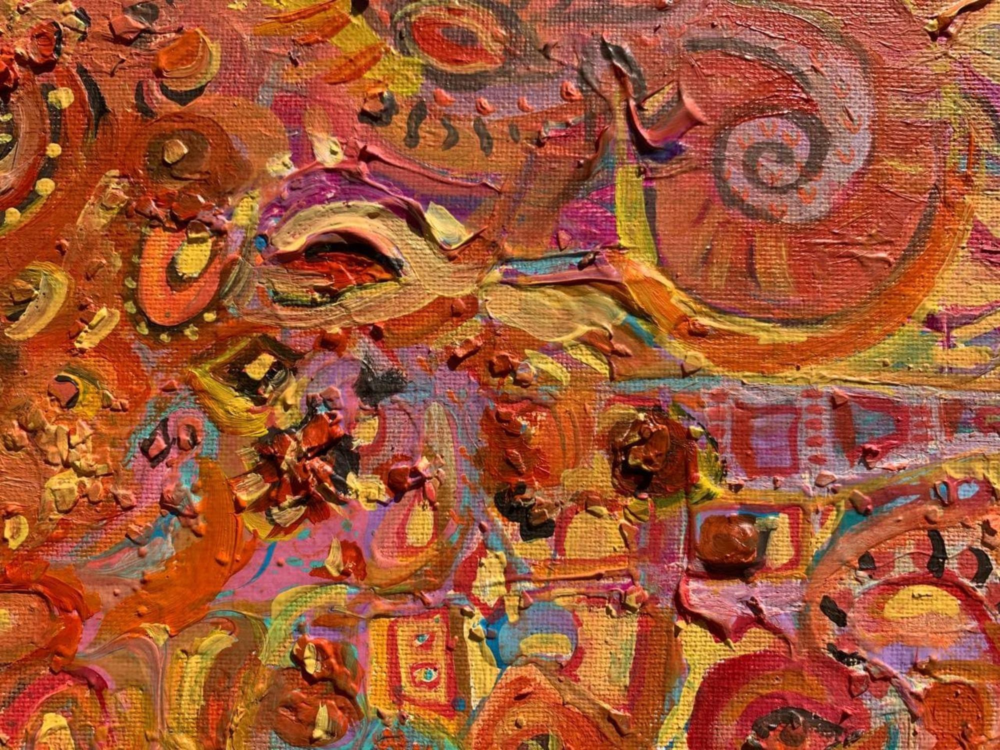 Serg Graff Abstract Original Painting “Forgotten Brushes” 2021, Framed COA en venta 7