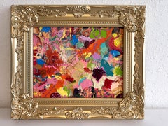Serg Graff "Sinapsis de color" Pintura abstracta Acrílico sobre lienzo Arte enmarcado, COA