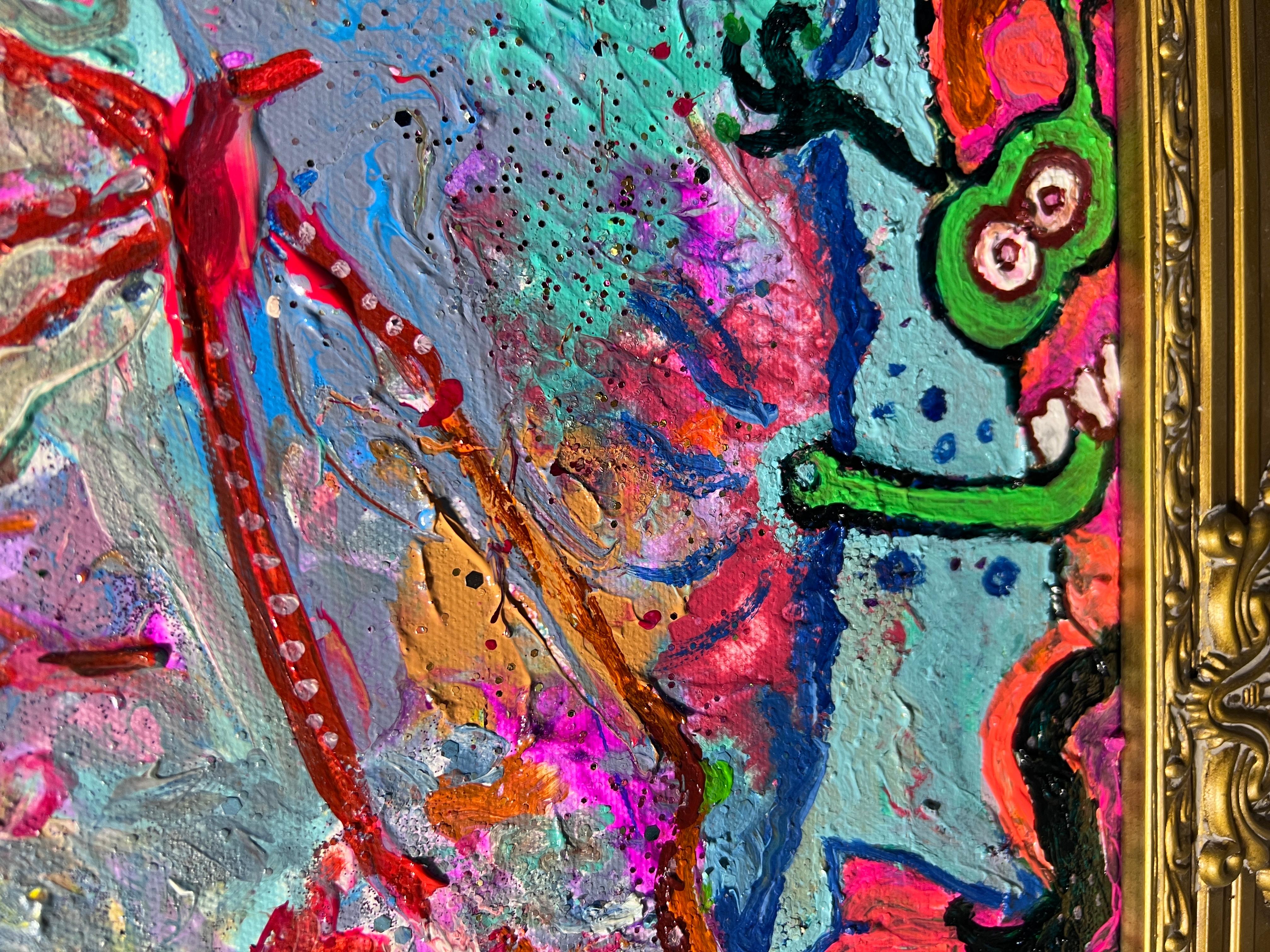 Serg Graff Große Original-Abstraktes Gemälde auf Leinwand 