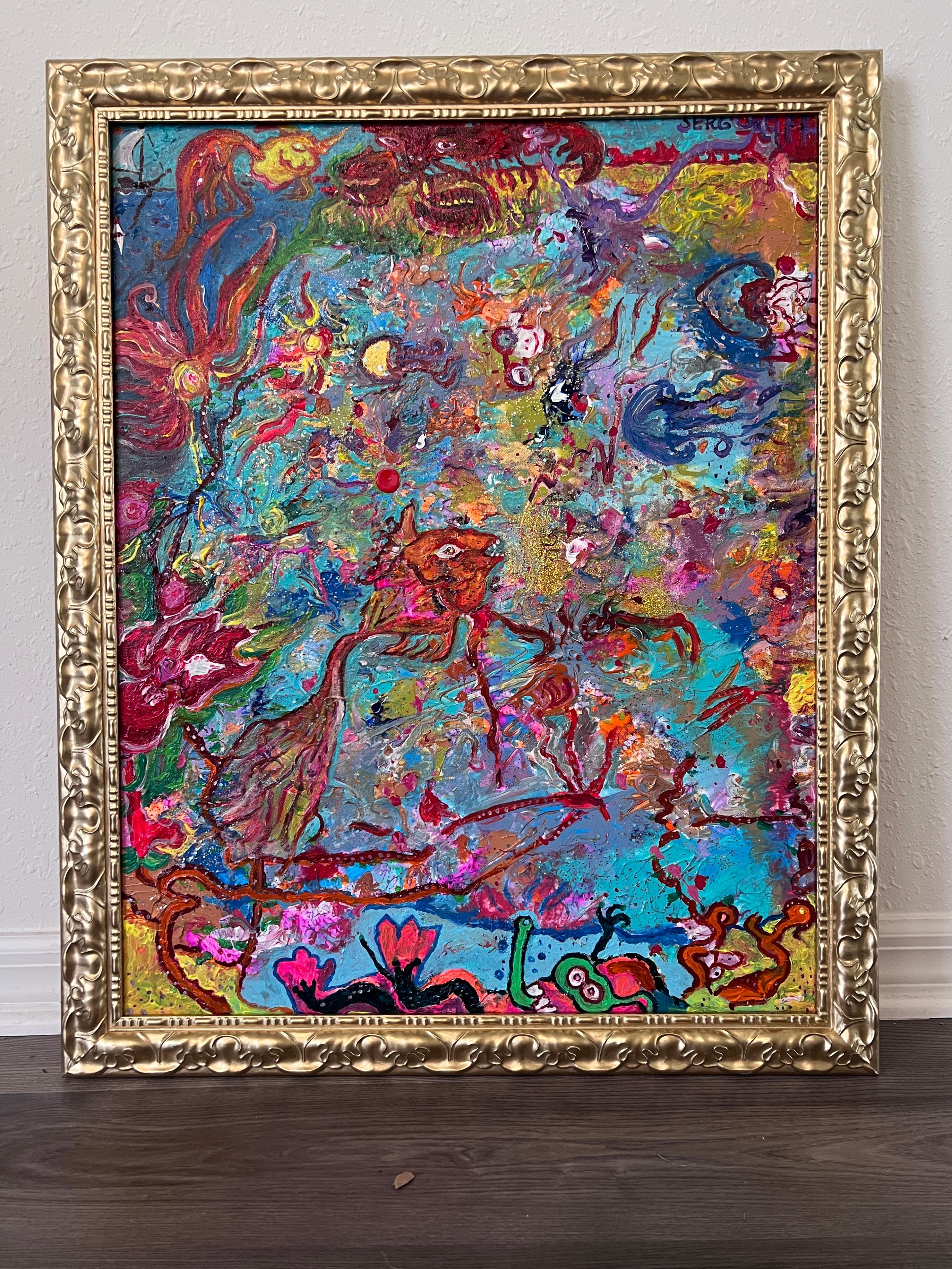 Serg Graff Large Original Abstract Painting on Canvas 