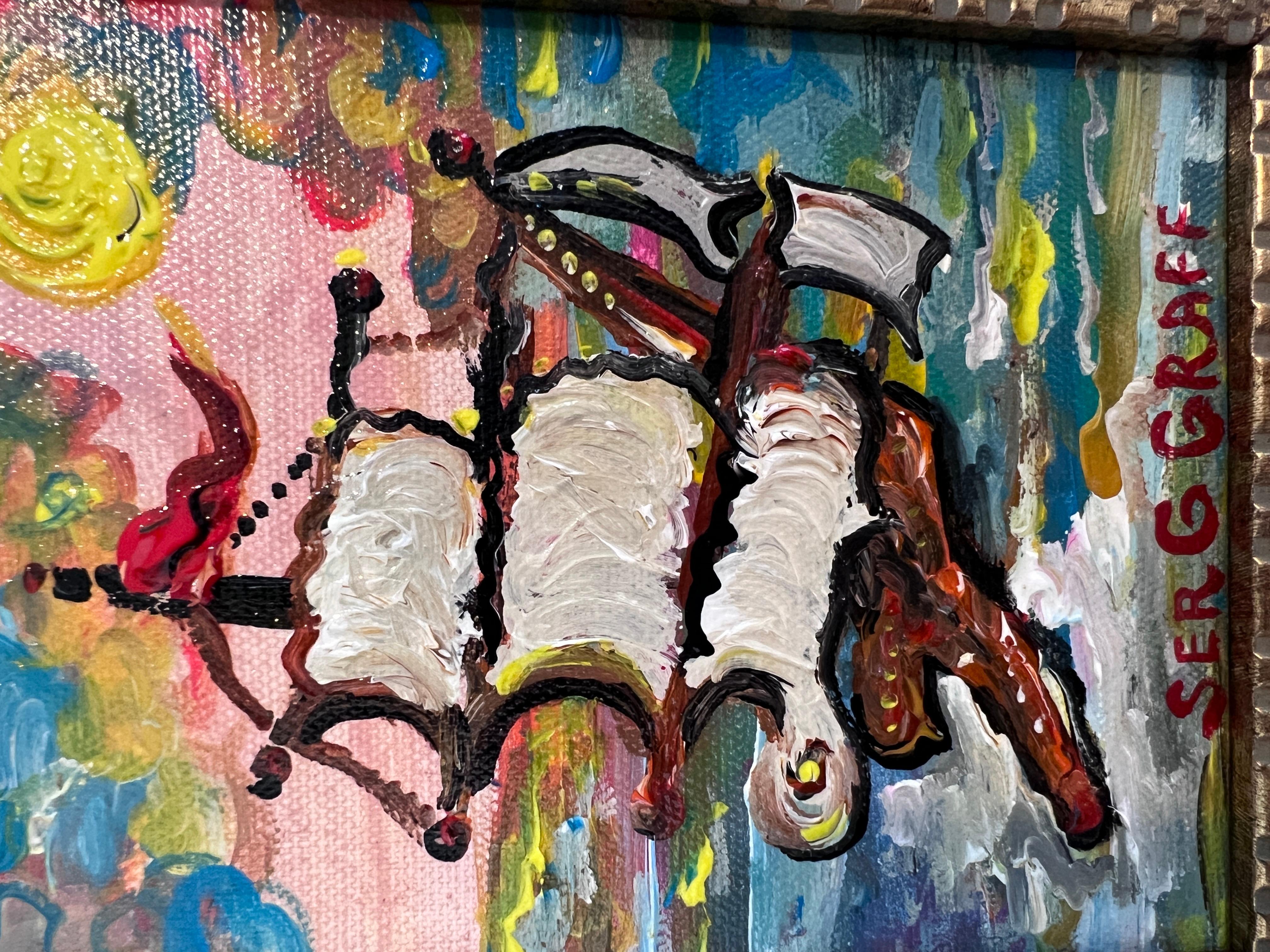 Peinture originale de bateau 