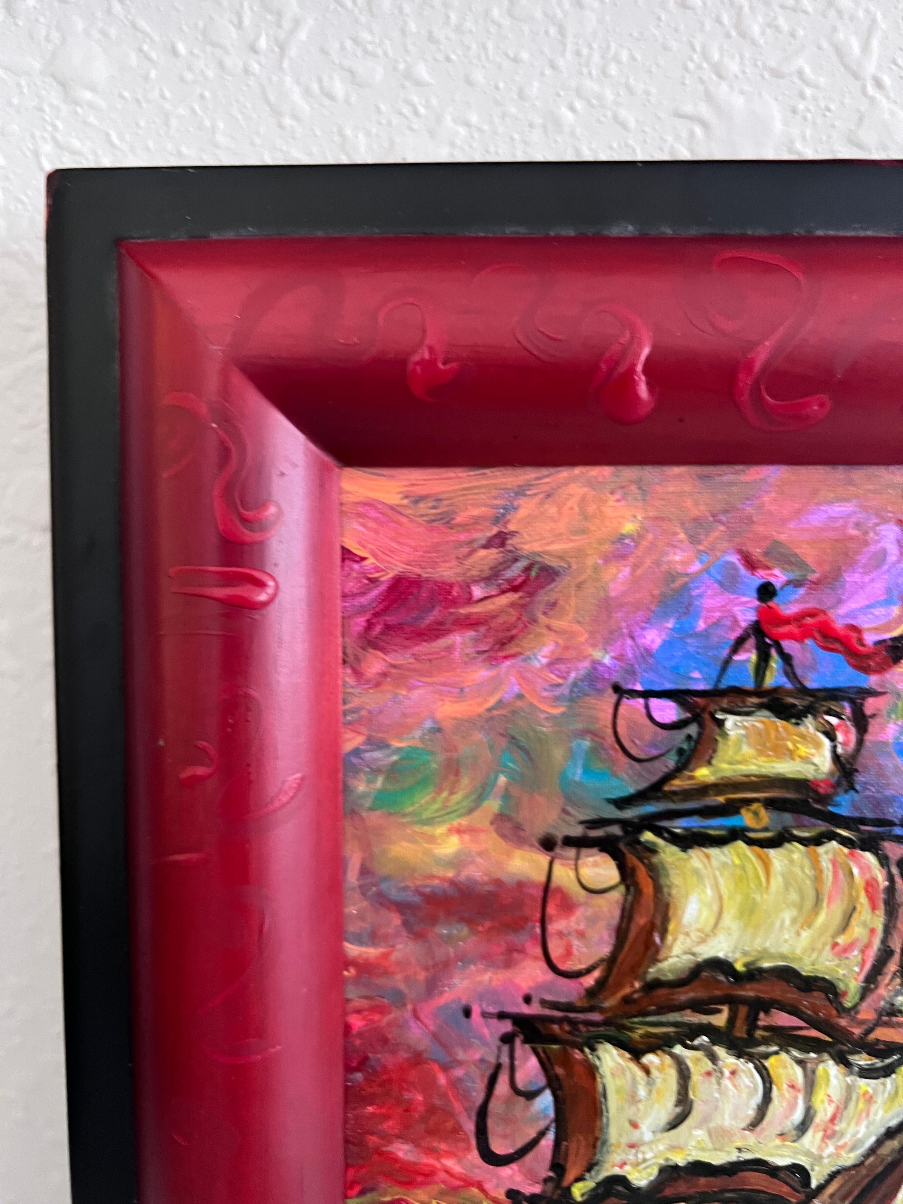 Serg Graff Original Piratenschiff Gemälde 