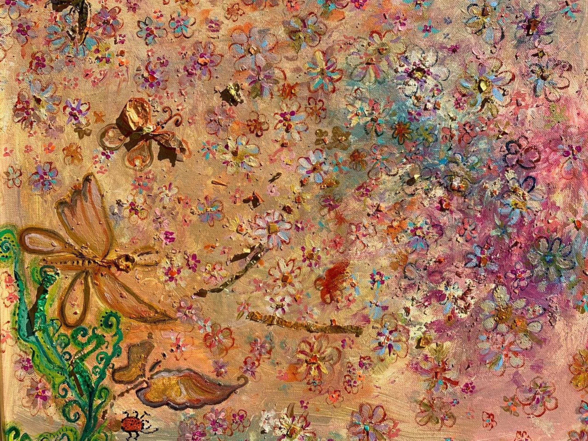 Textured Abstract Painting on Canvas, by Serg Graff, 