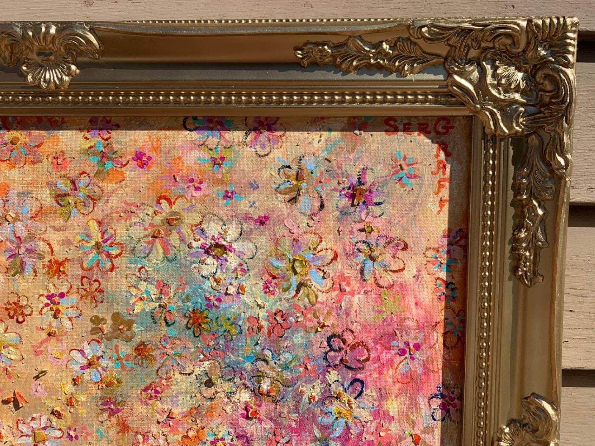 Textured Abstract Painting on Canvas, by Serg Graff, 