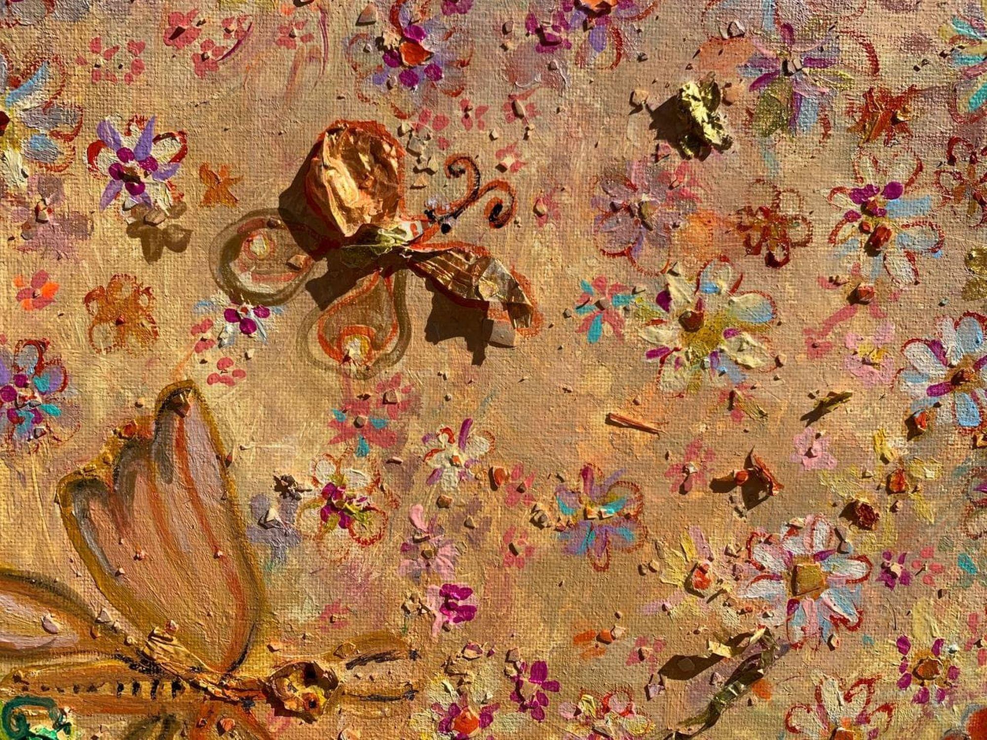 Textured Abstract Painting on Canvas, by Serg Graff, 