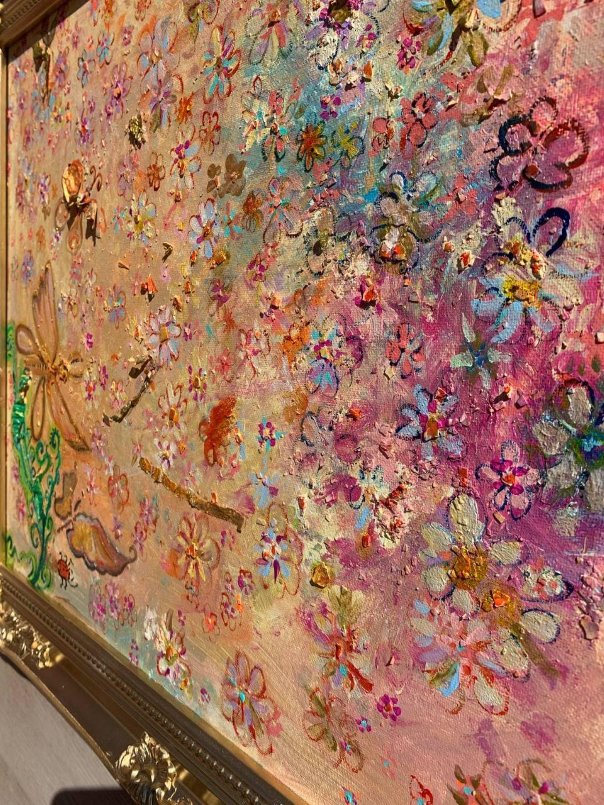 Textured Abstract Painting on Canvas, by Serg Graff, 