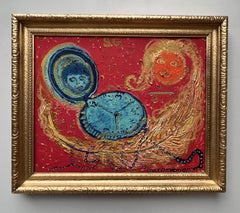 Pittura astratta su tela di Serg Graff, "Time Loop", COA