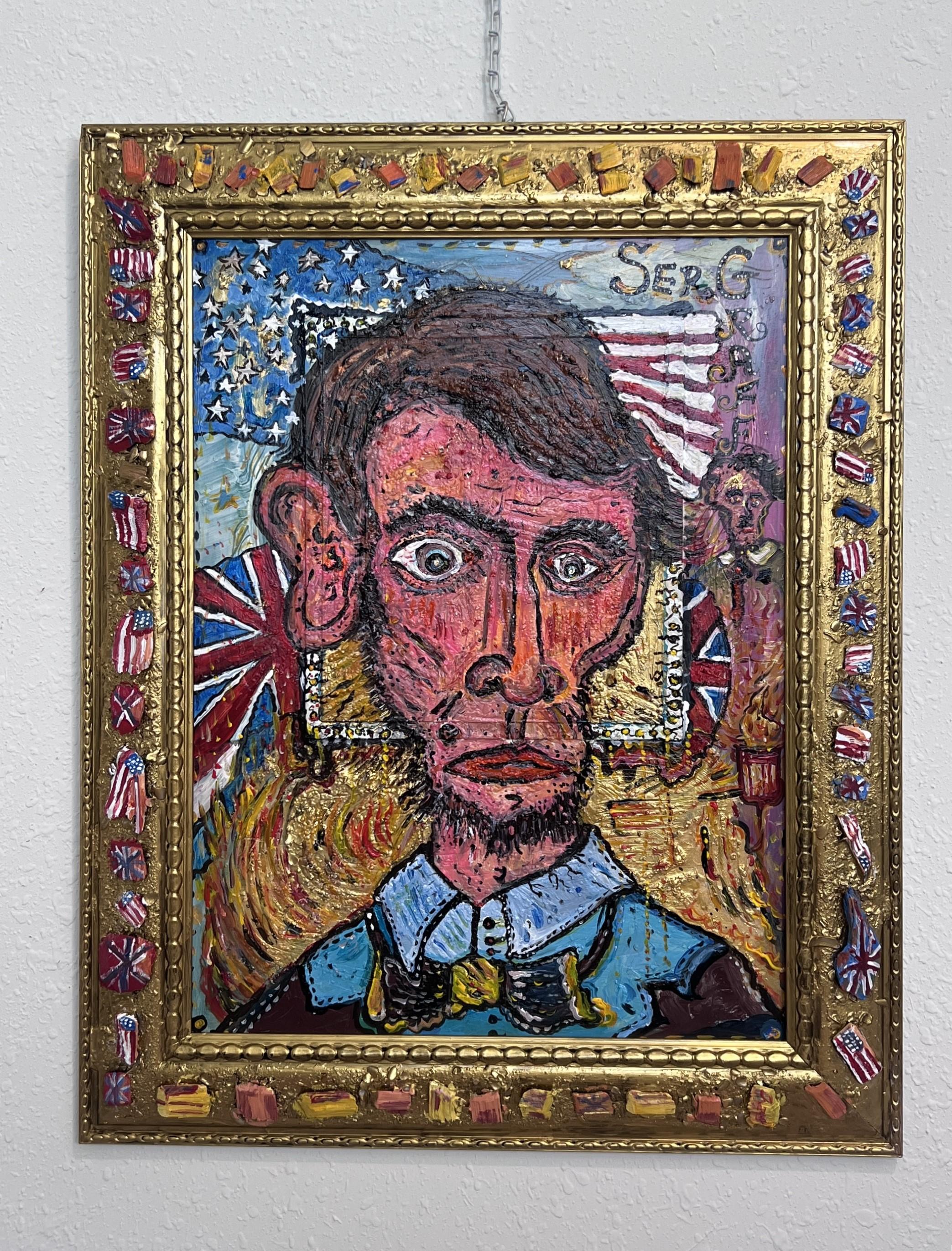 Textured Painting on Canvas by Serg Graff 
