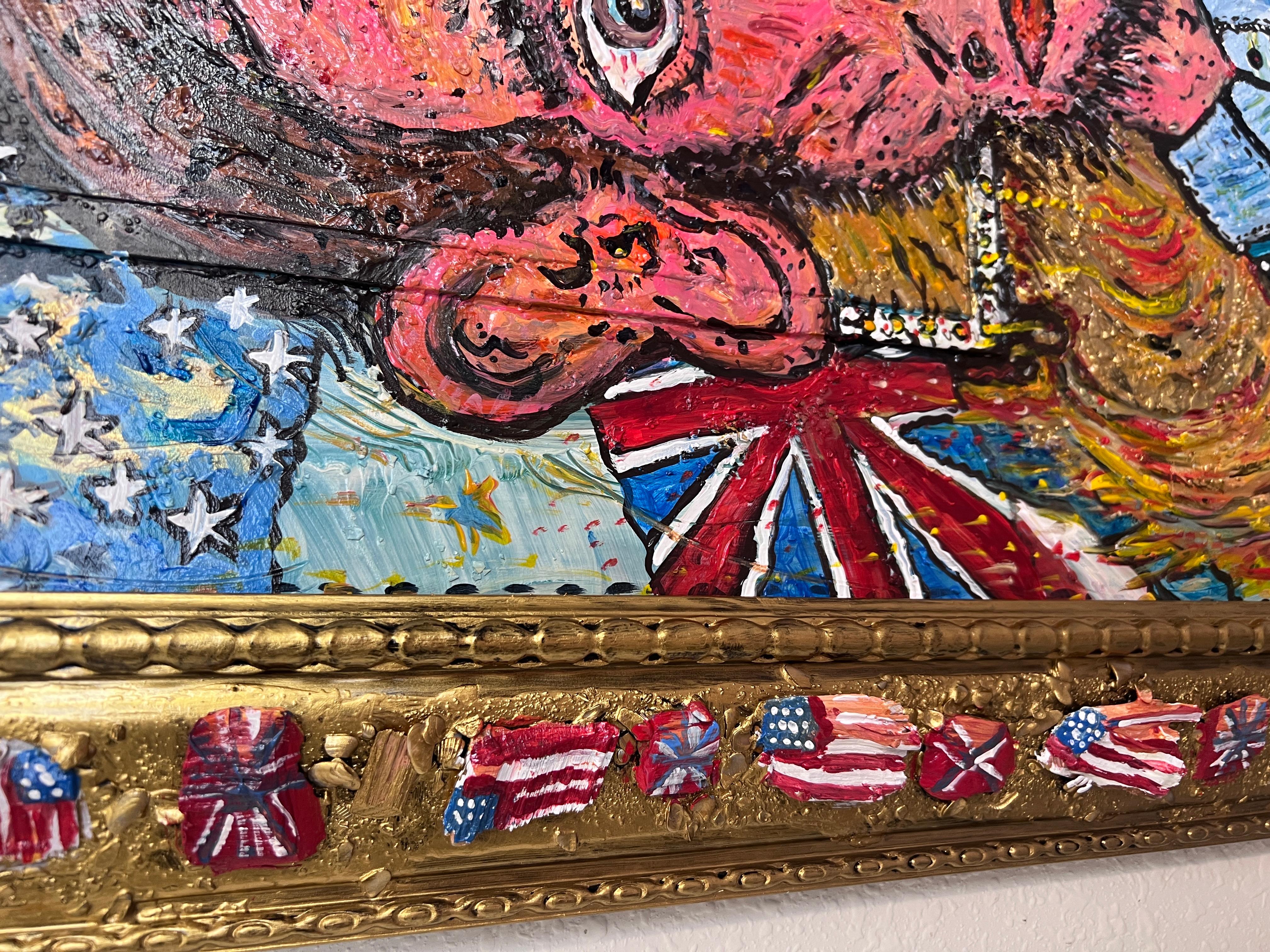 Textured Painting on Canvas by Serg Graff 