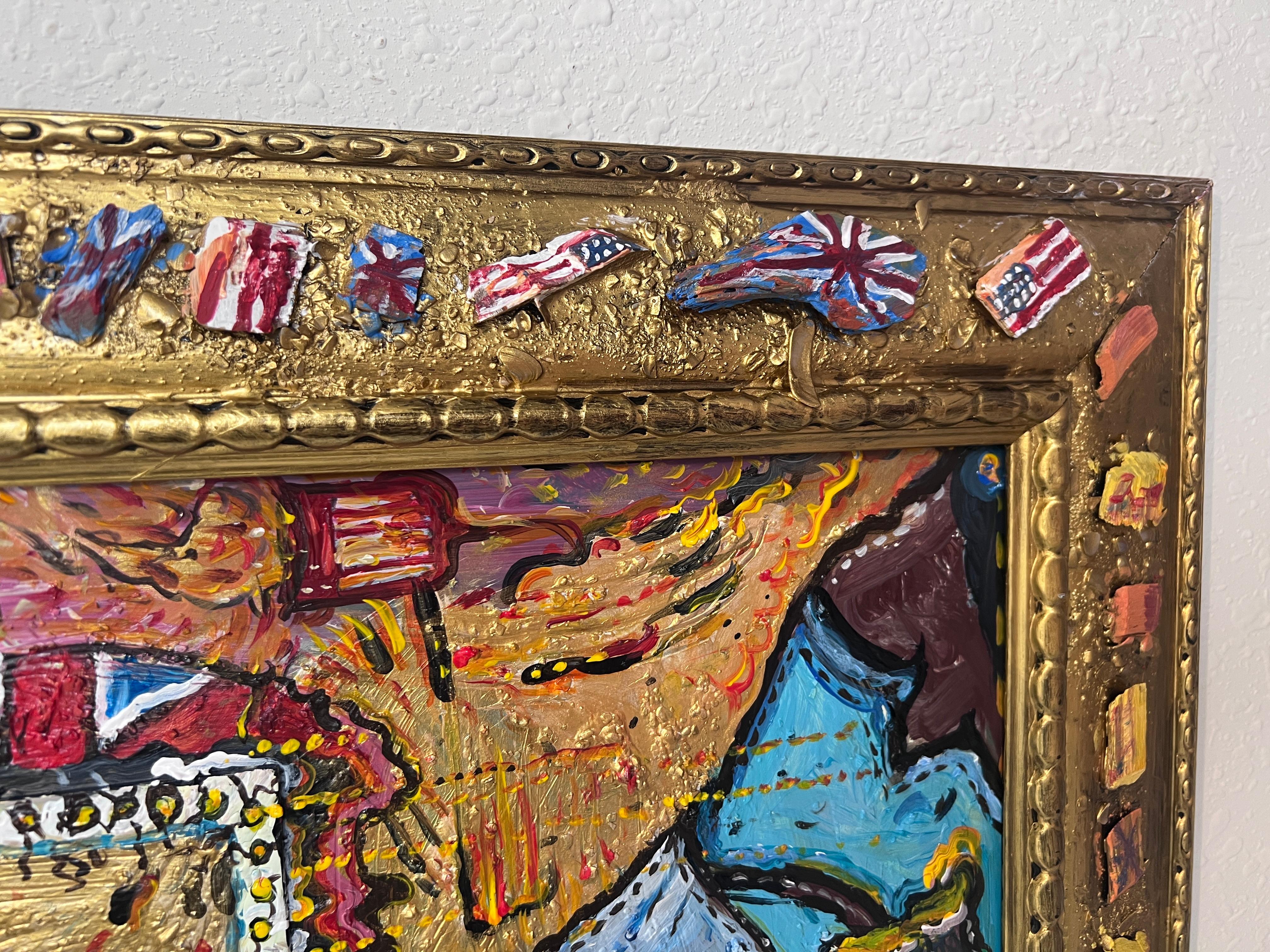 Textured Painting on Canvas by Serg Graff 