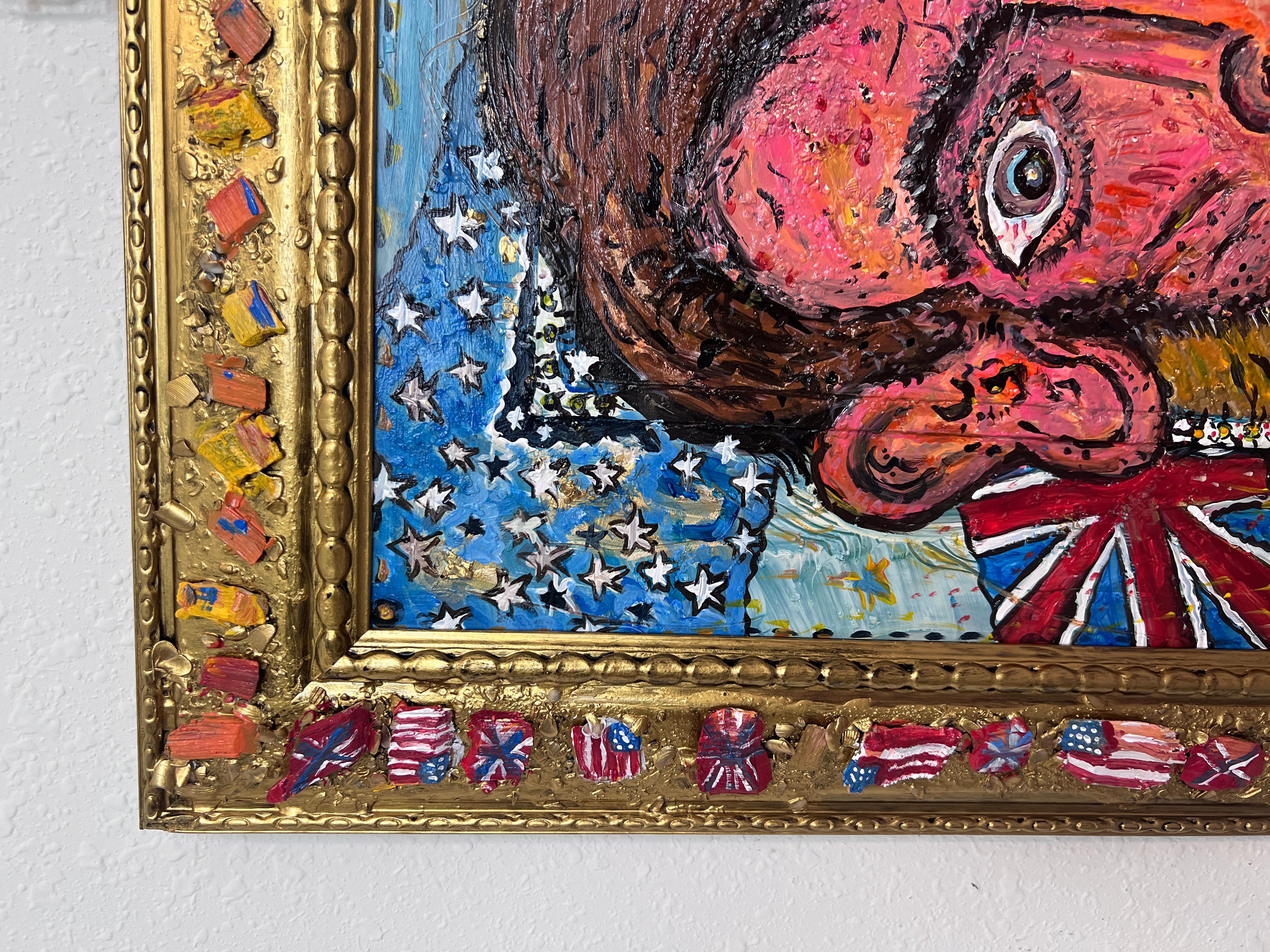 Textured Painting on Canvas by Serg Graff 