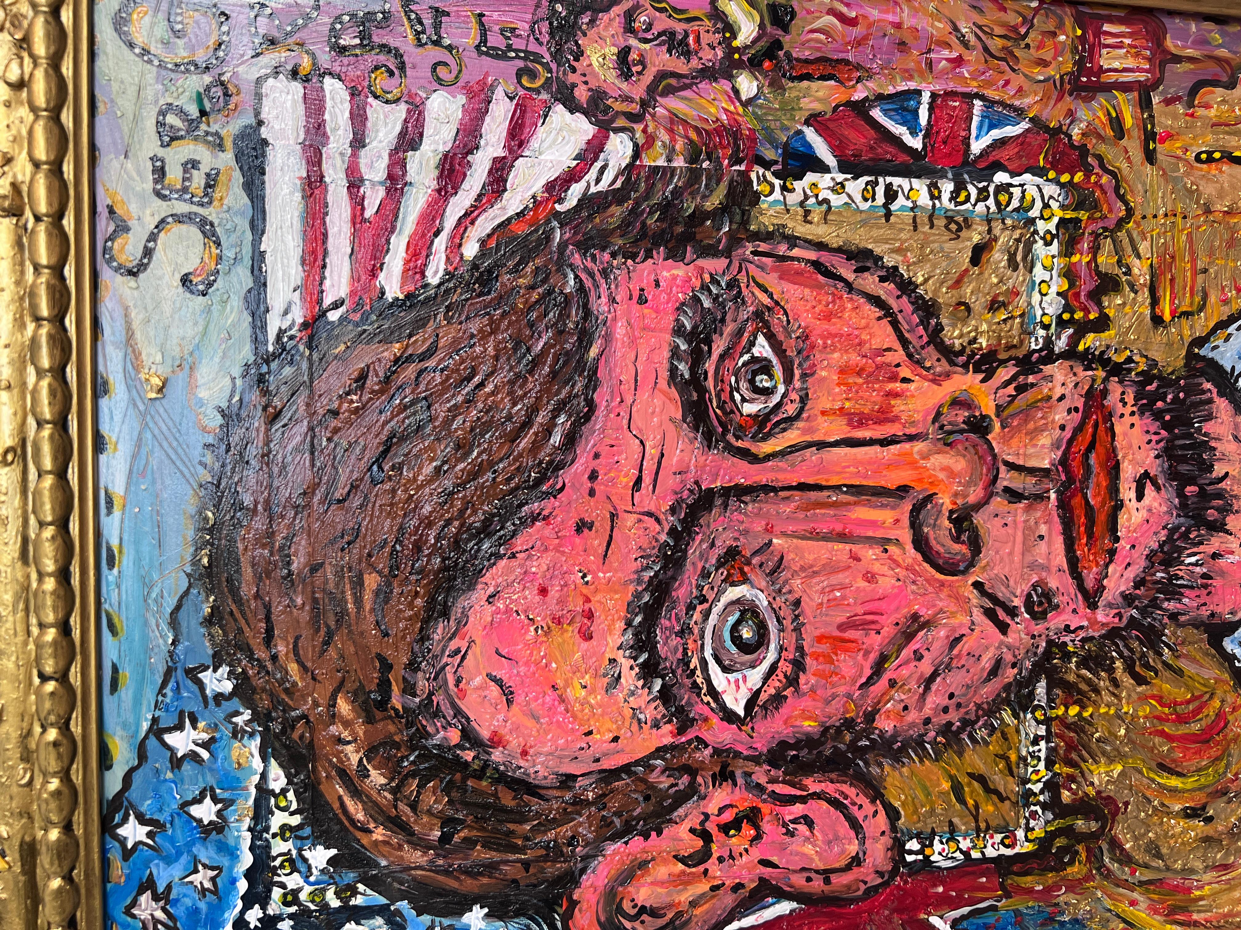 Textured Painting on Canvas by Serg Graff 